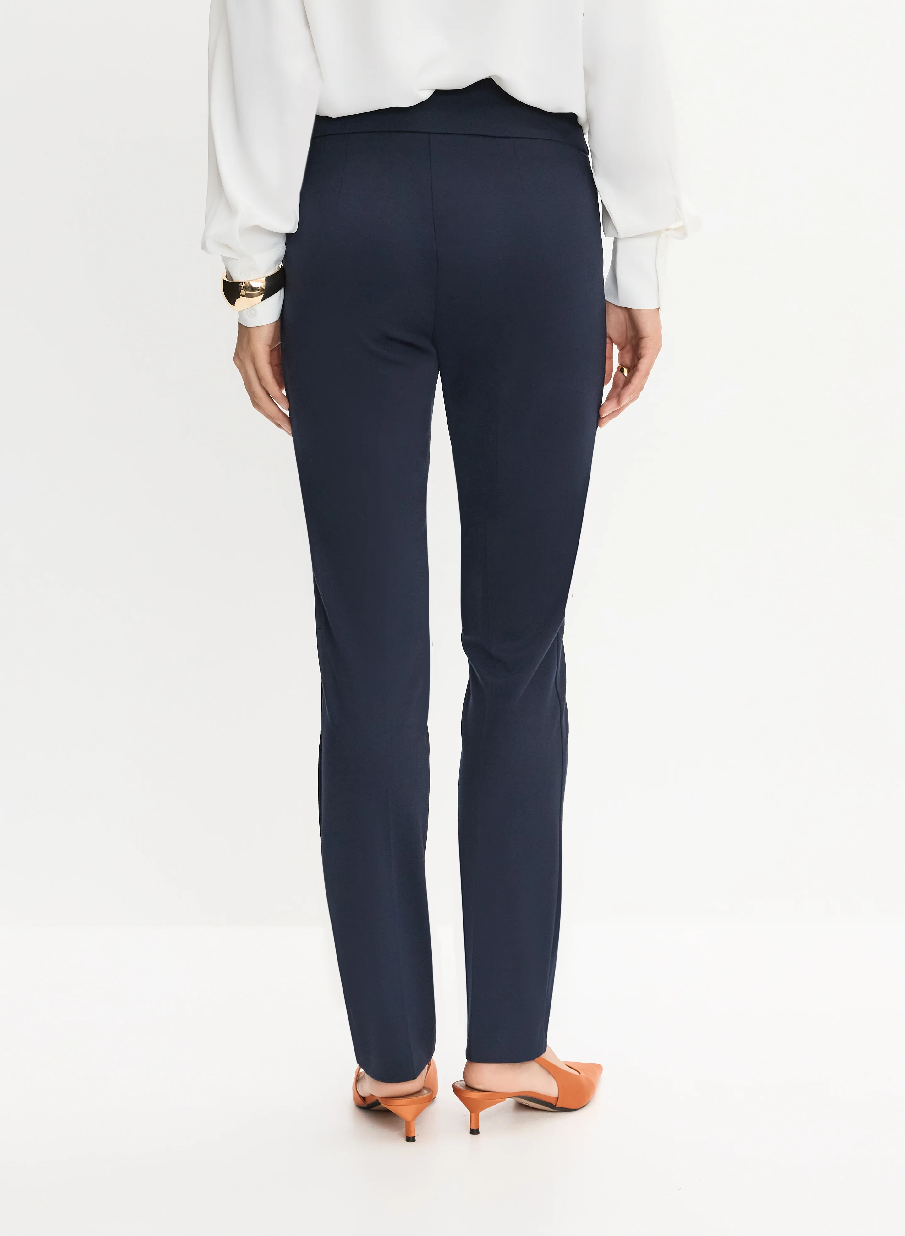 Madison Pull-On Straight-Leg Pants - Image 2