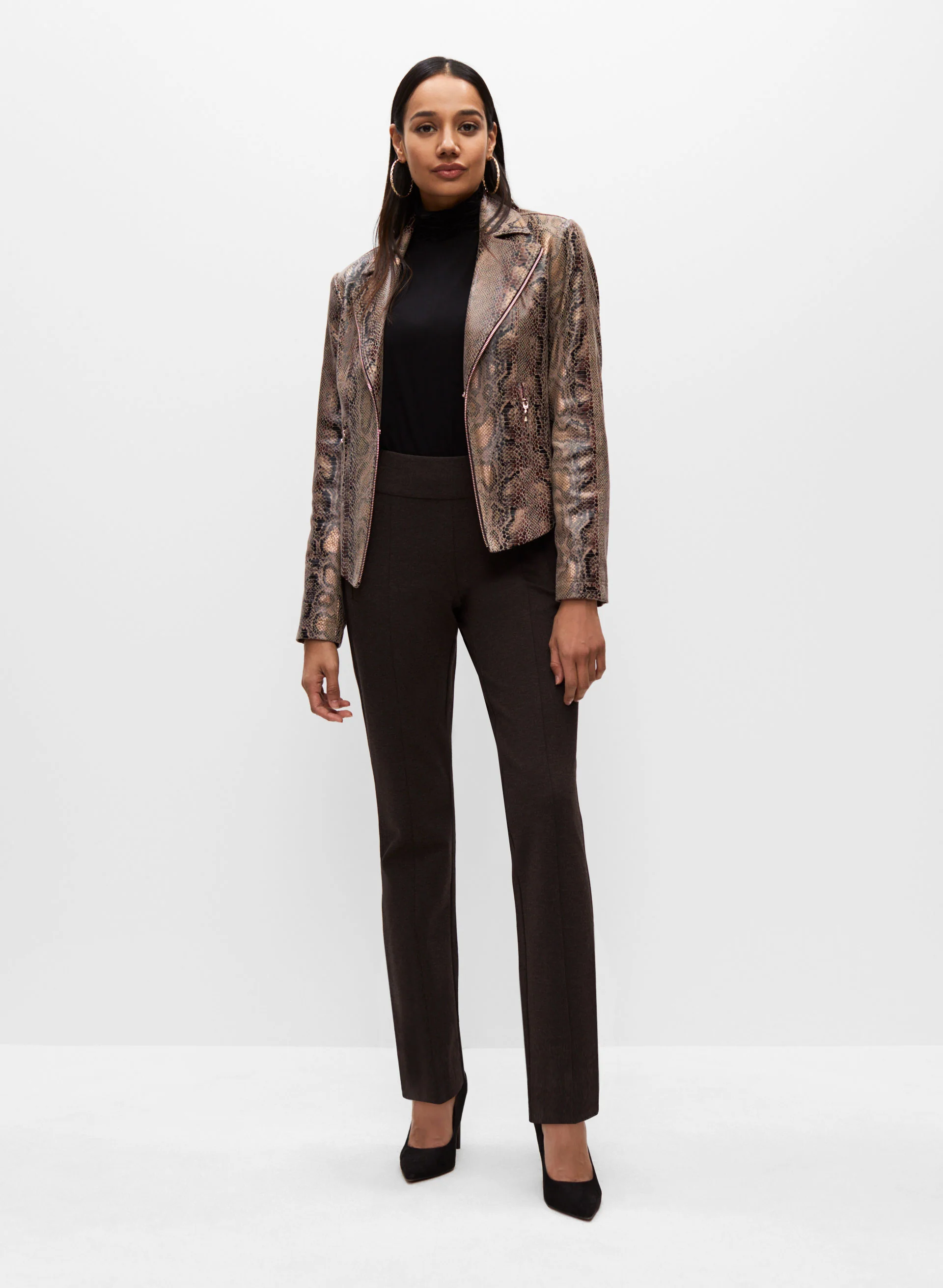 Madison Slim Leg Pull-On Pants