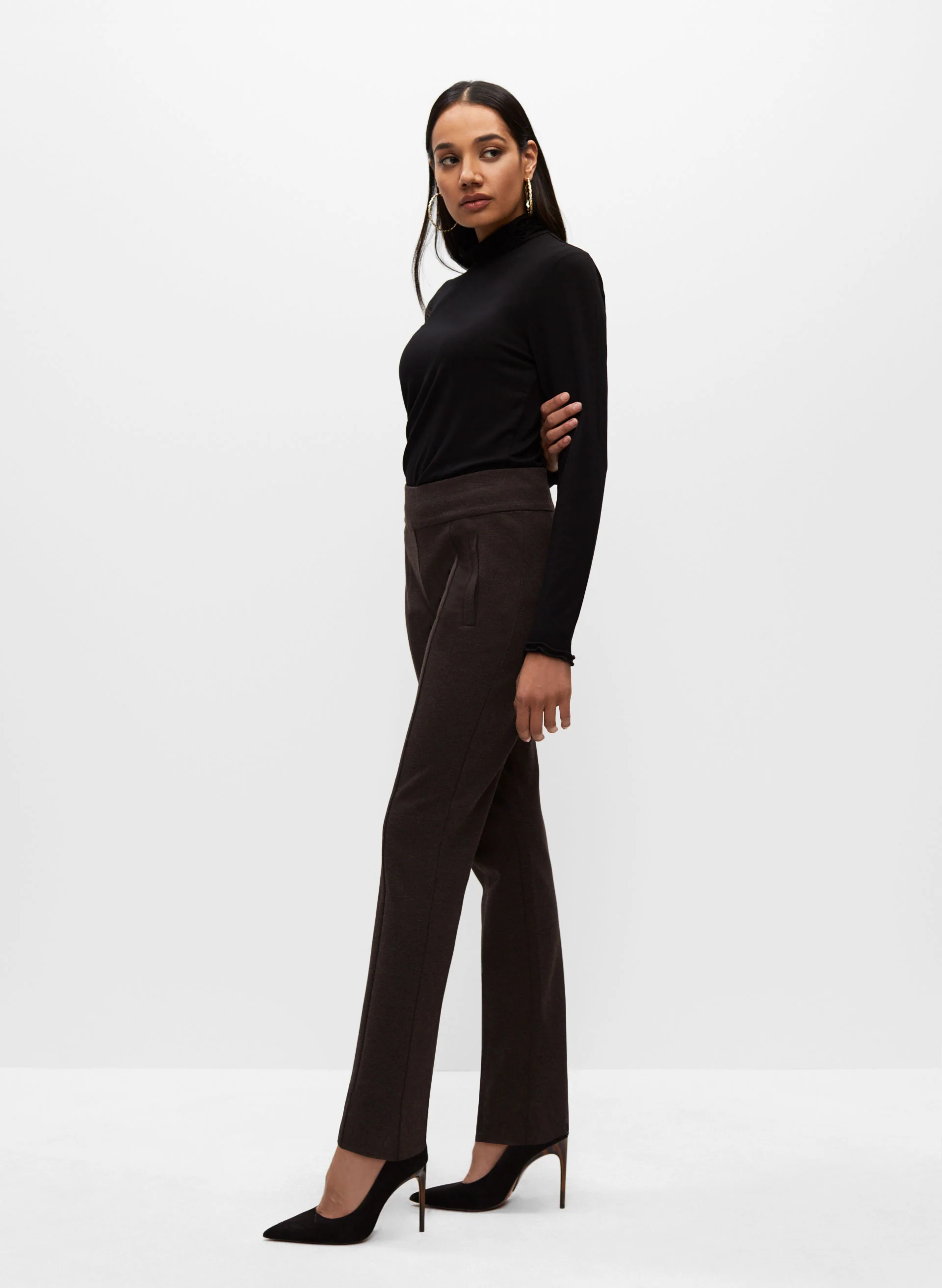 Madison Slim Leg Pull-On Pants - Image 3