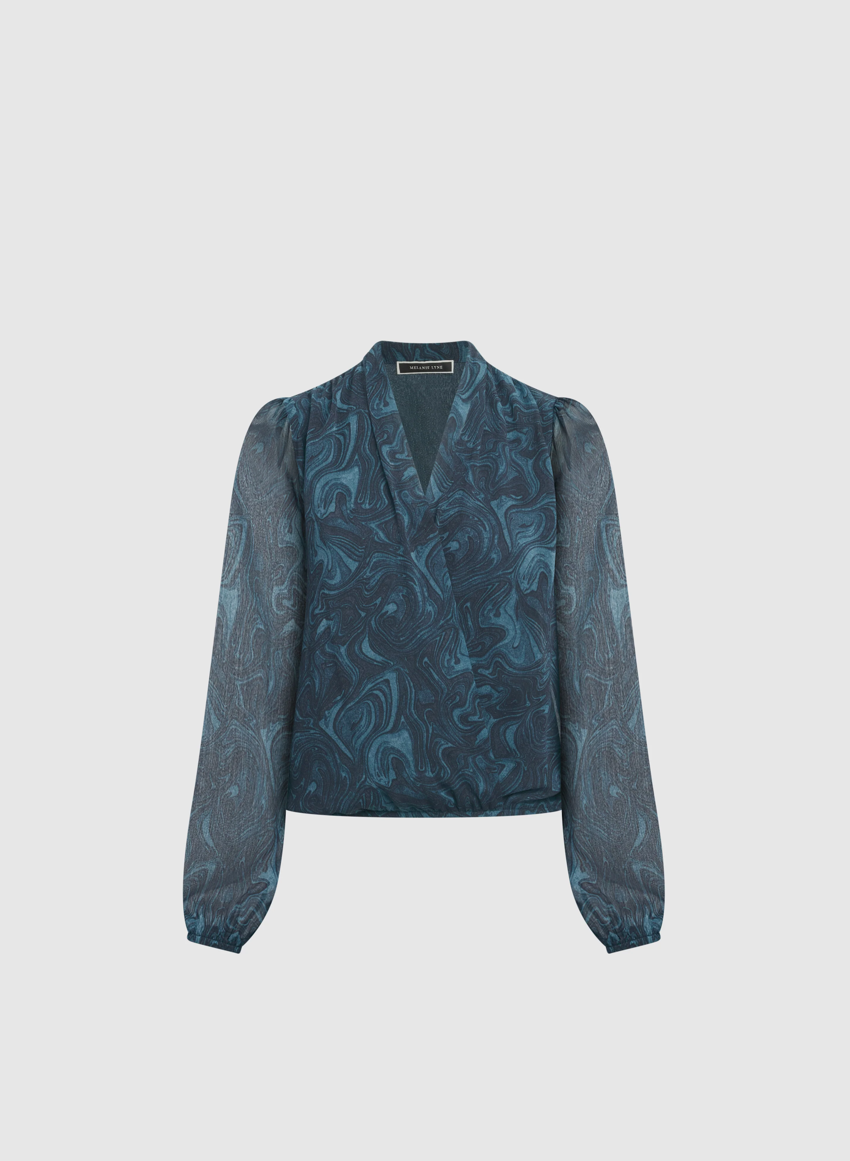 Marble Print Blouse - Image 6