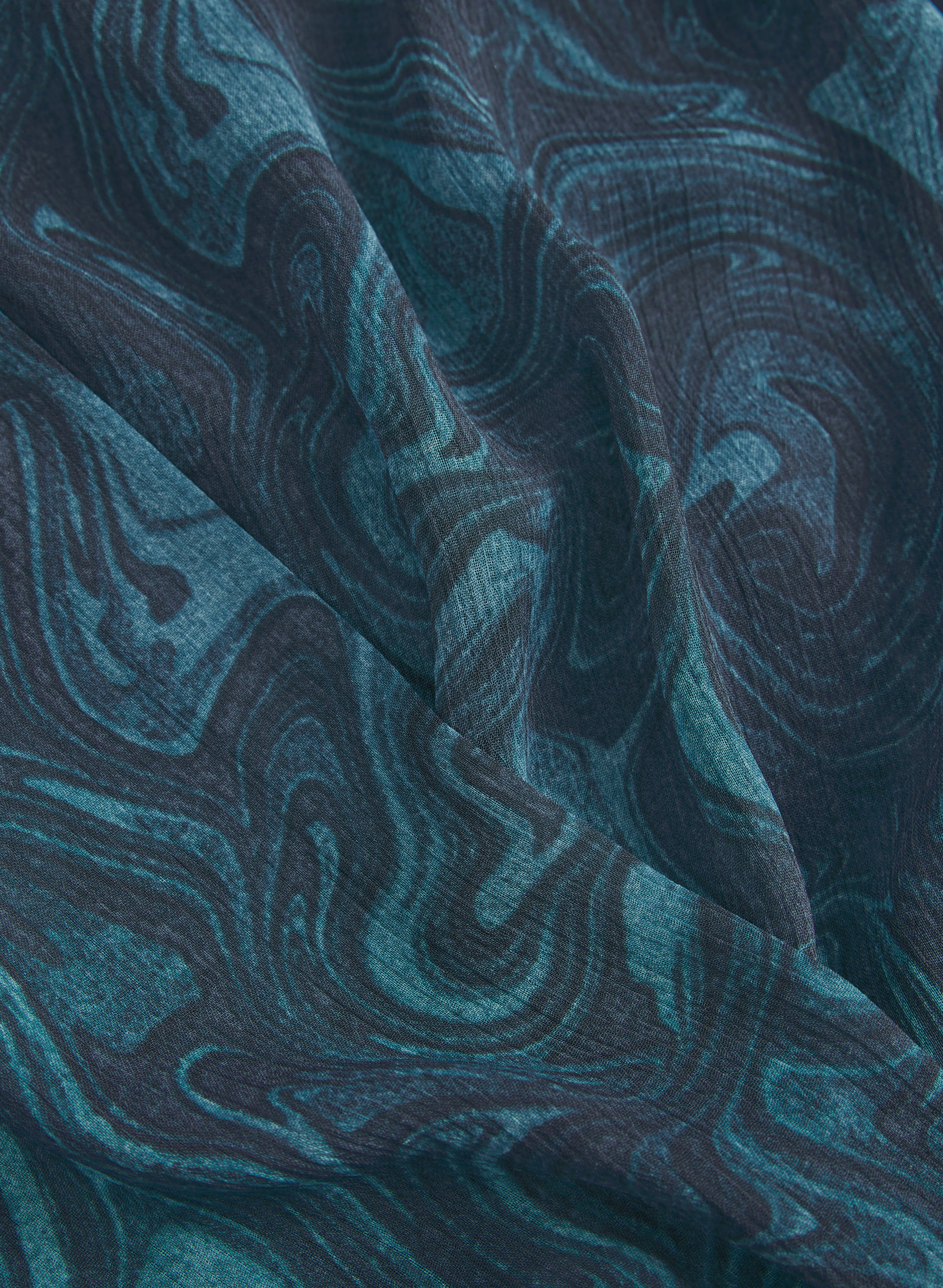 Marble Print Blouse - Image 7