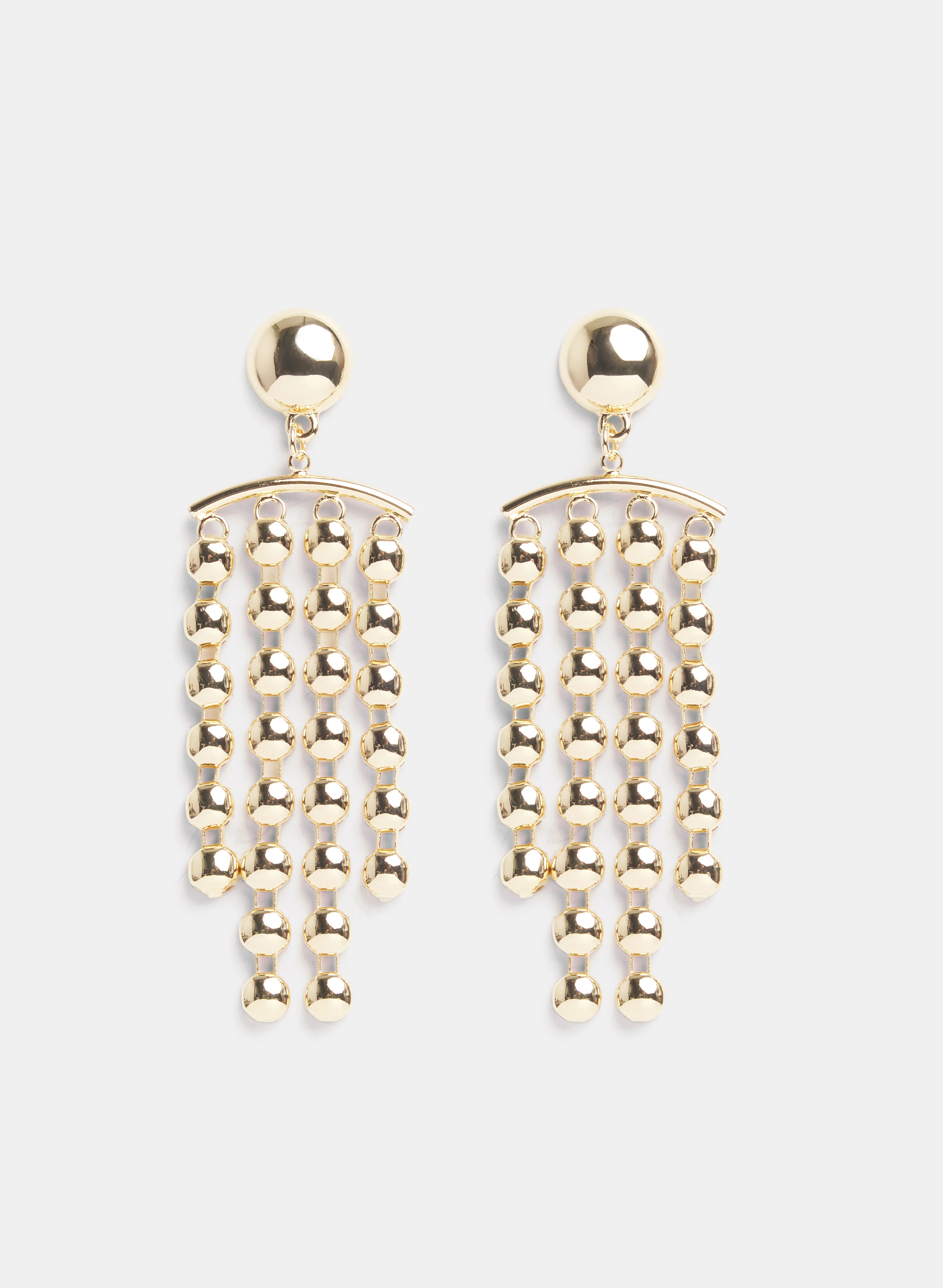 Metal Cascade Earrings