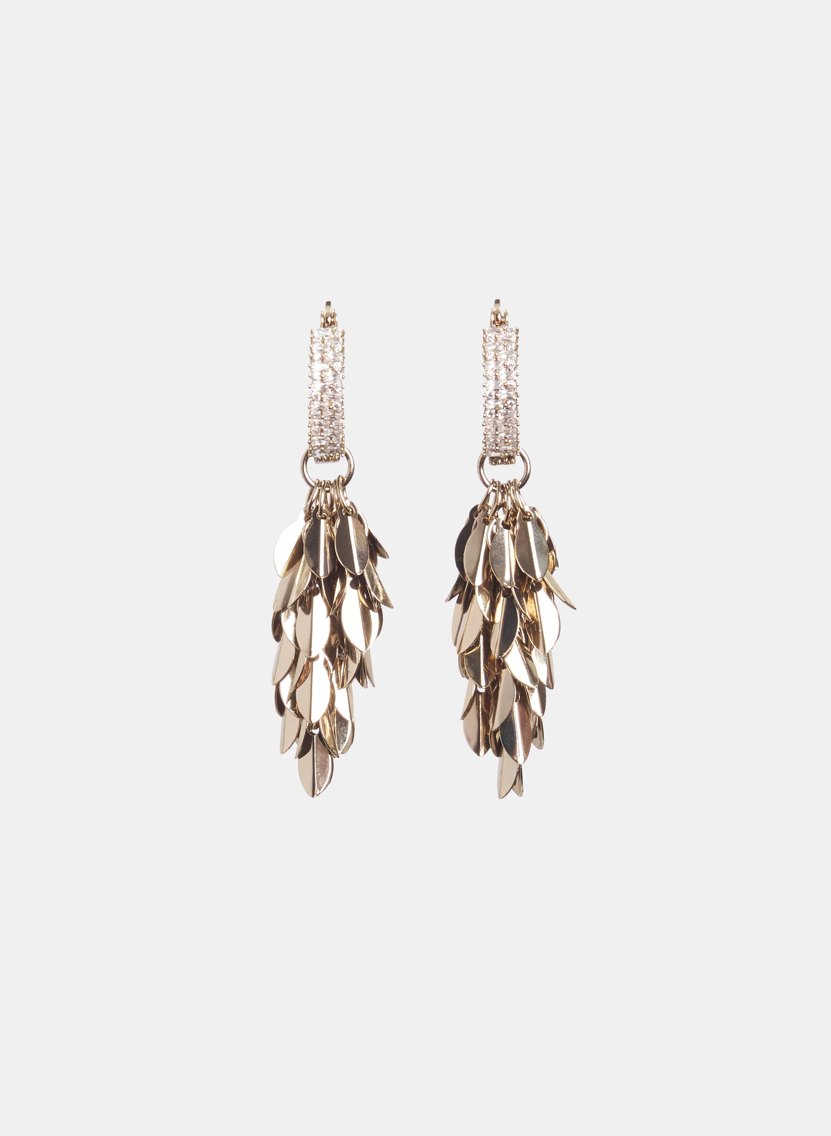 Metal Leaves Earrings