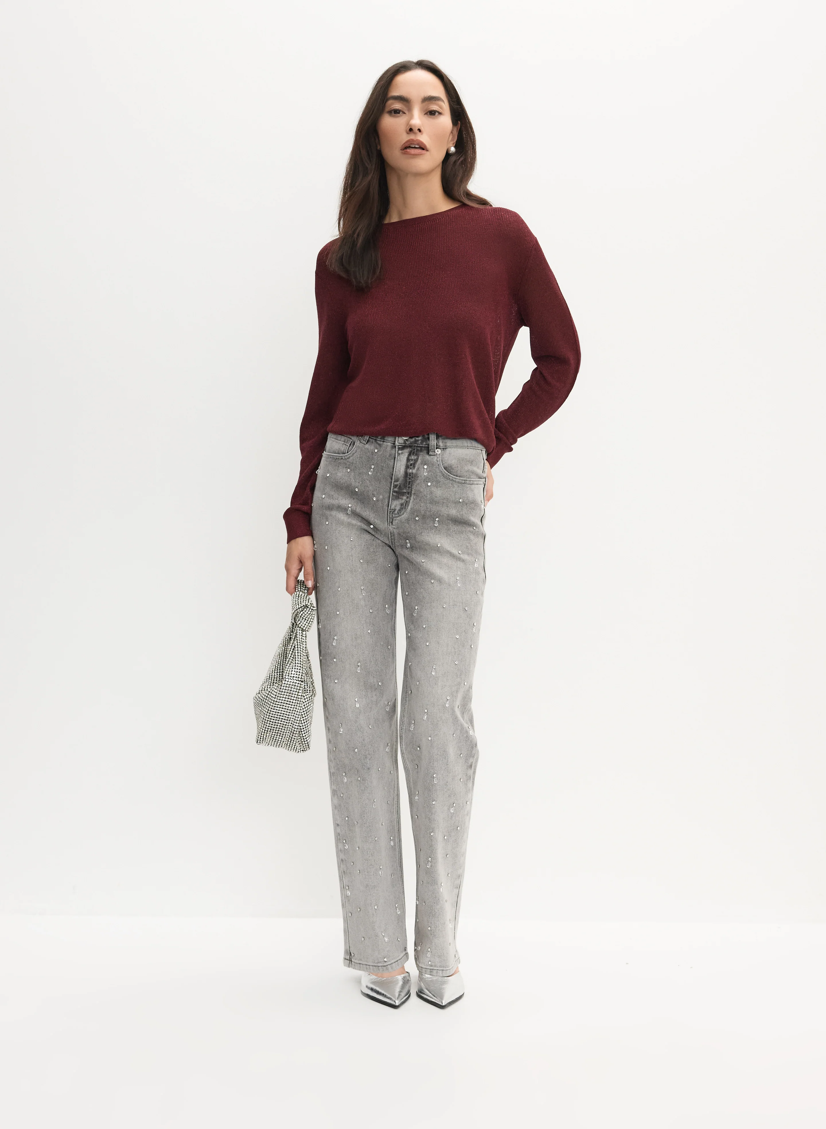Metallic Lurex Sweater - Image 3