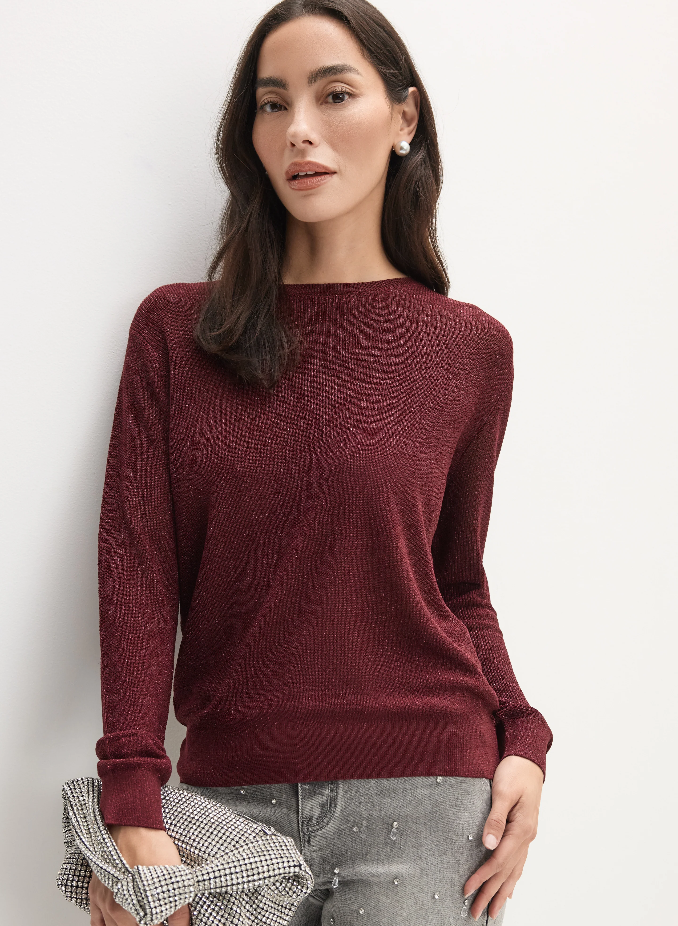 Metallic Lurex Sweater - Image 4