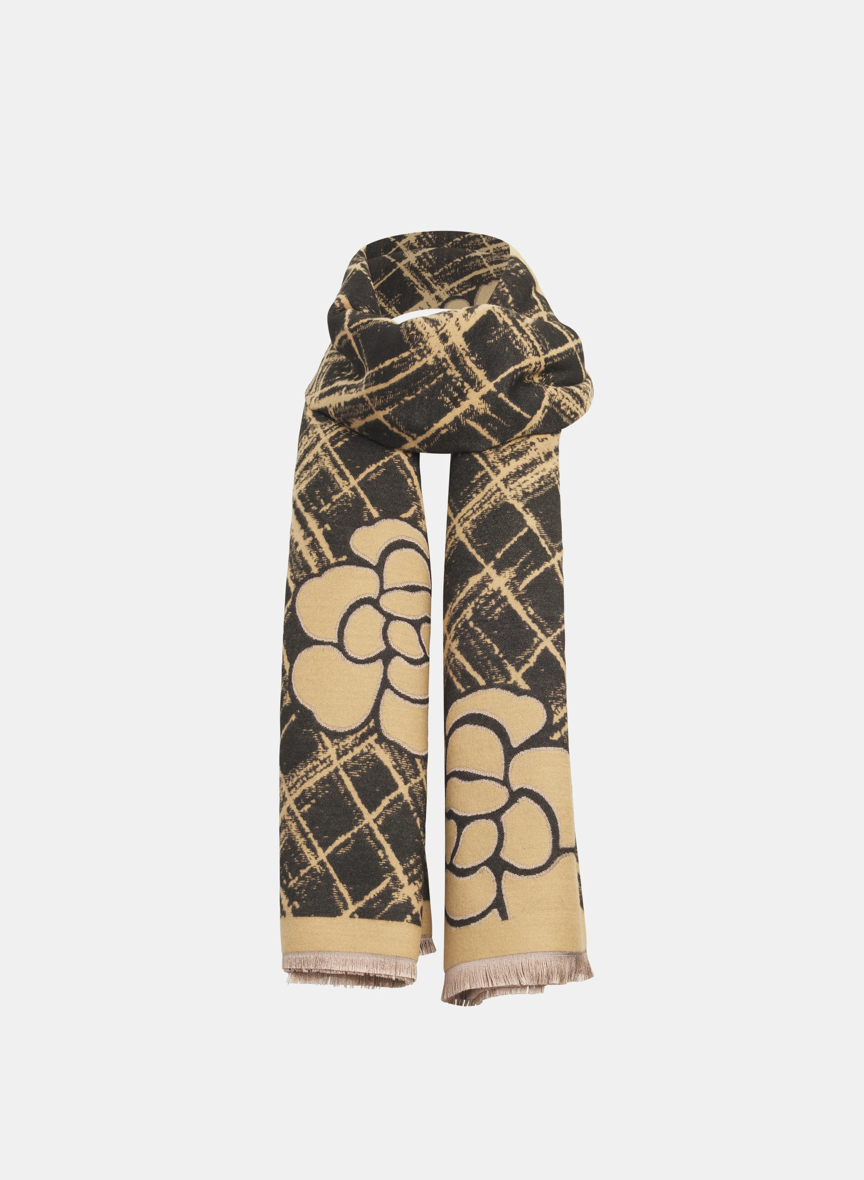 Mixed Floral Print Scarf