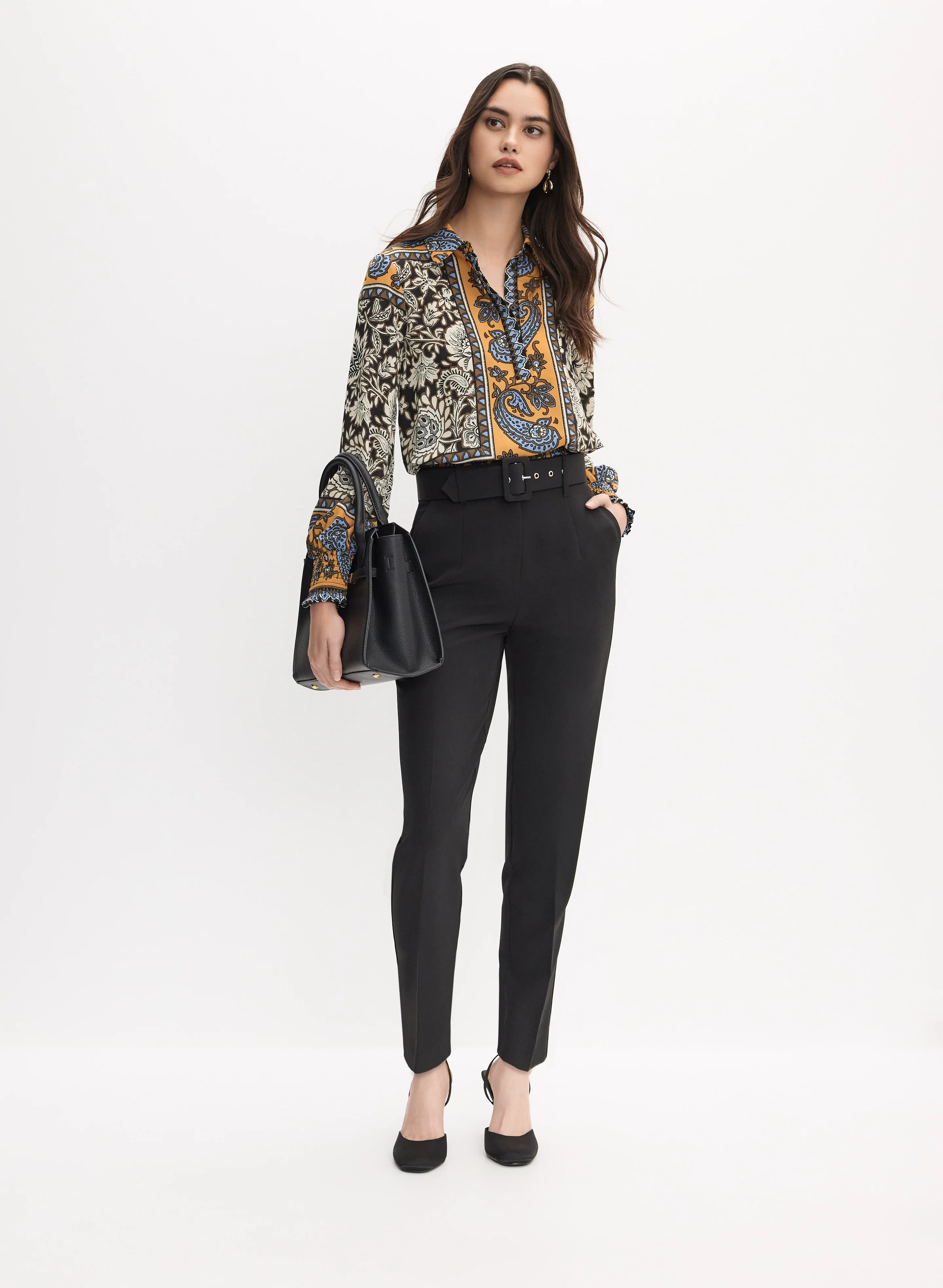 Mixed Paisley Blouse - Image 3