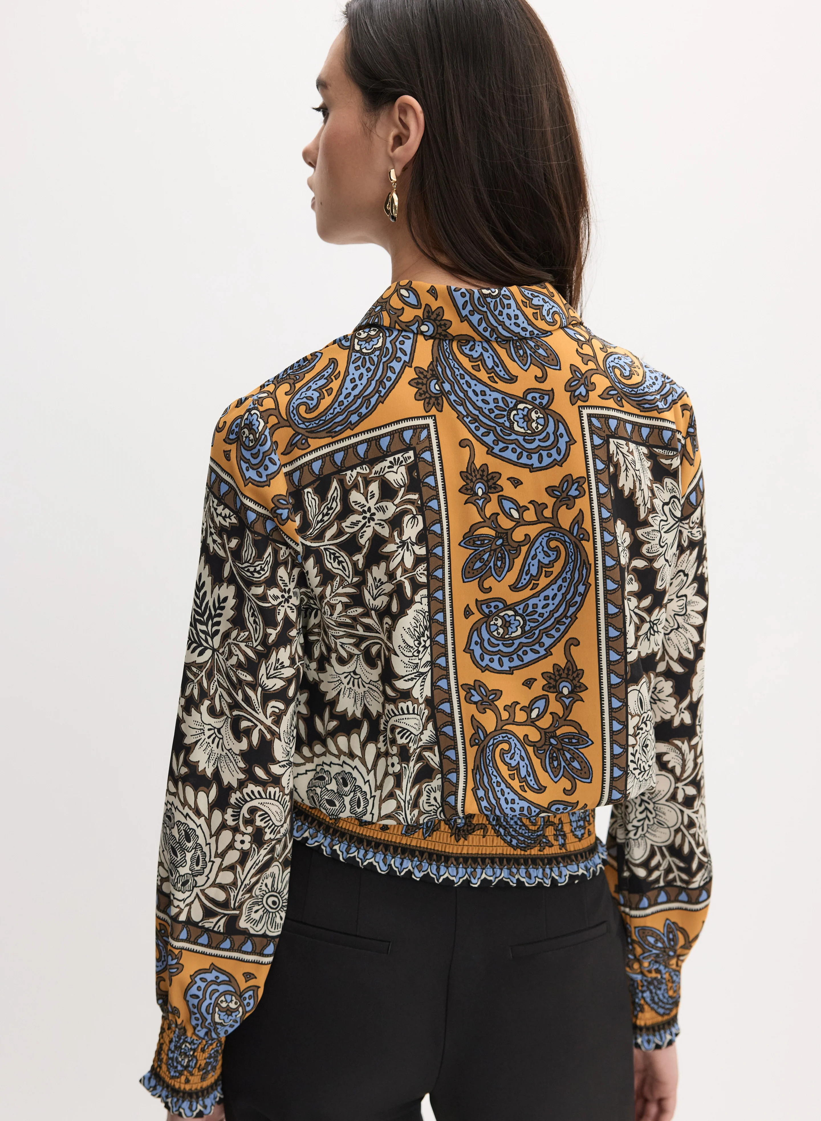 Mixed Paisley Blouse - Image 4