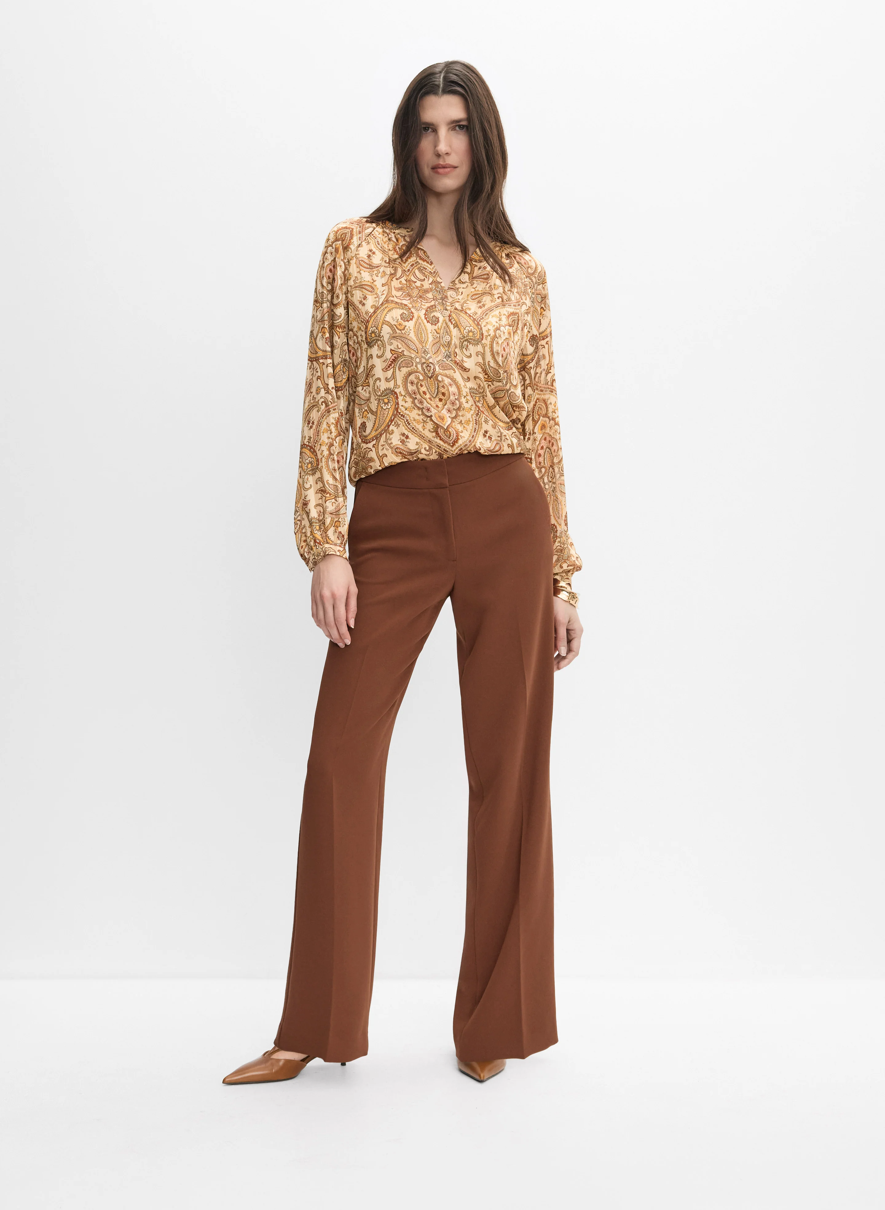 Mixed Paisley Blouse - Image 3