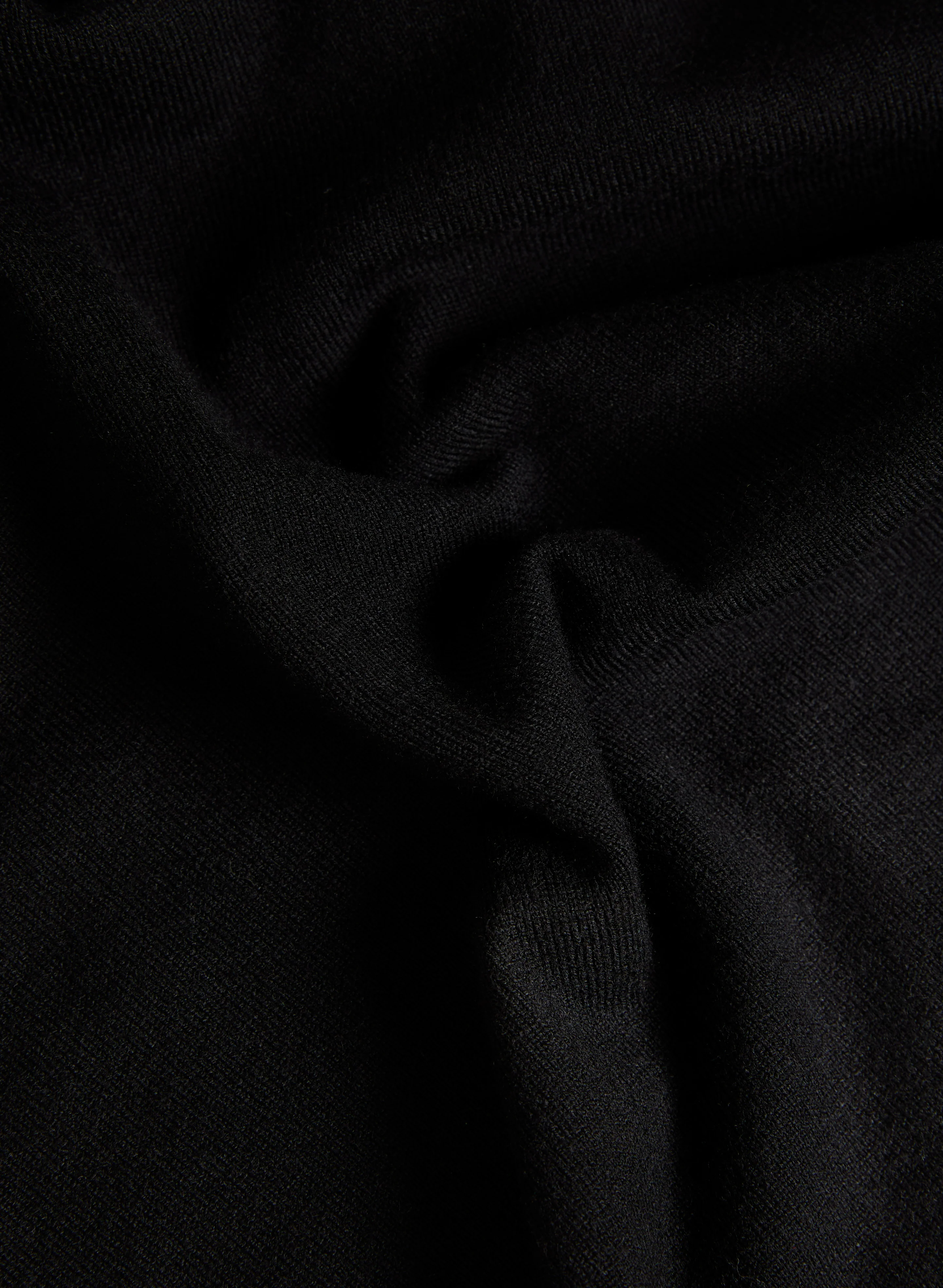 Mock Neck Rib Knit Sweater - Image 7