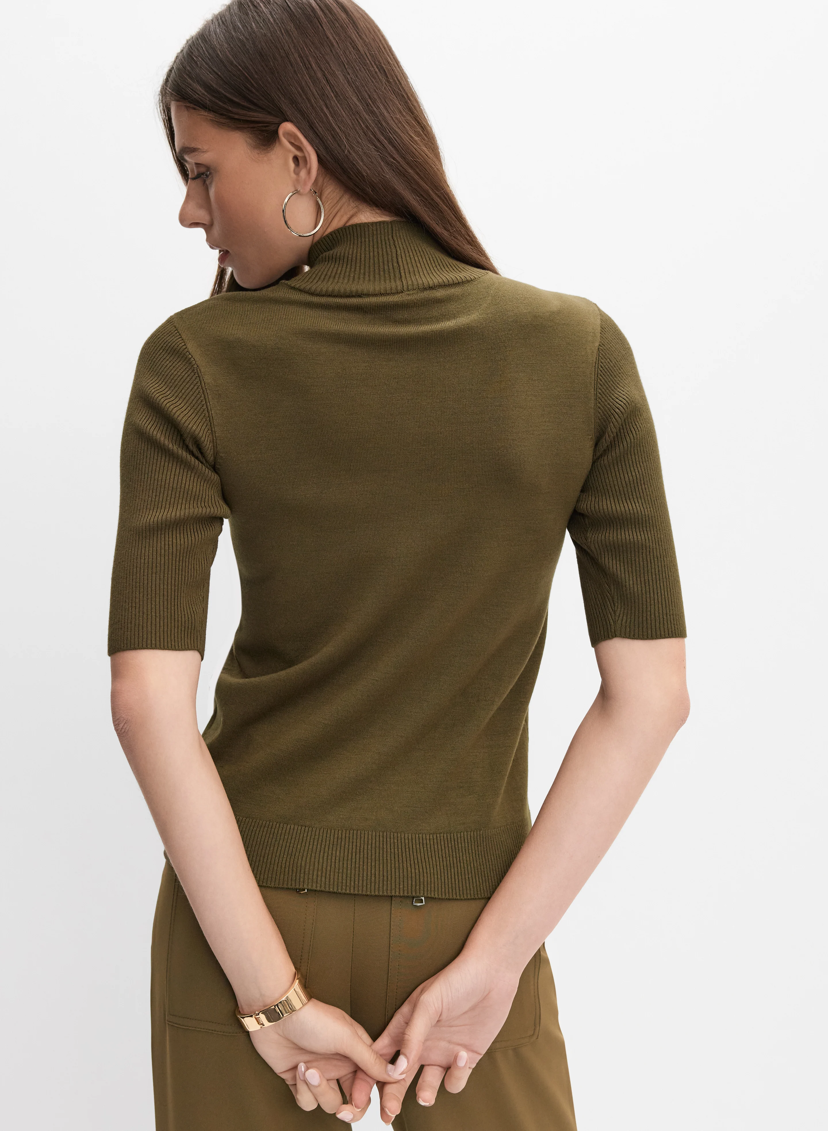 Mock Neck Sweater - Image 4