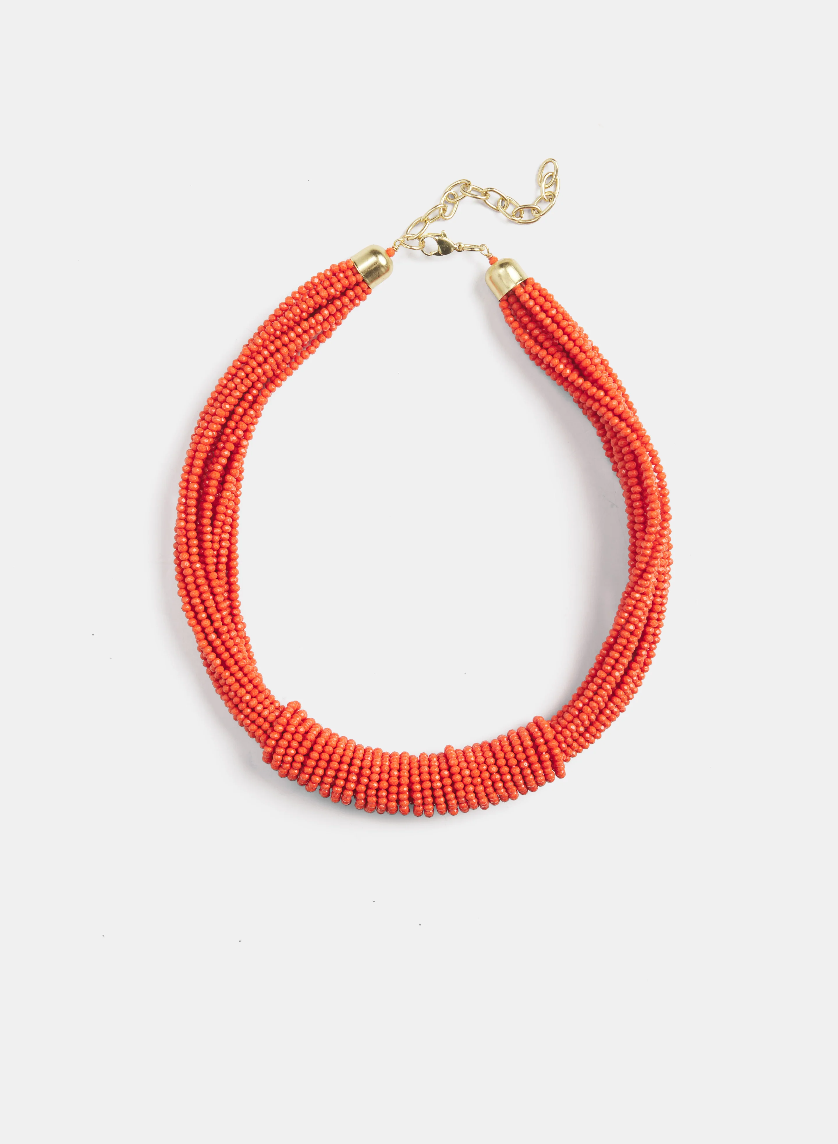 Multi-Row Bead Necklace