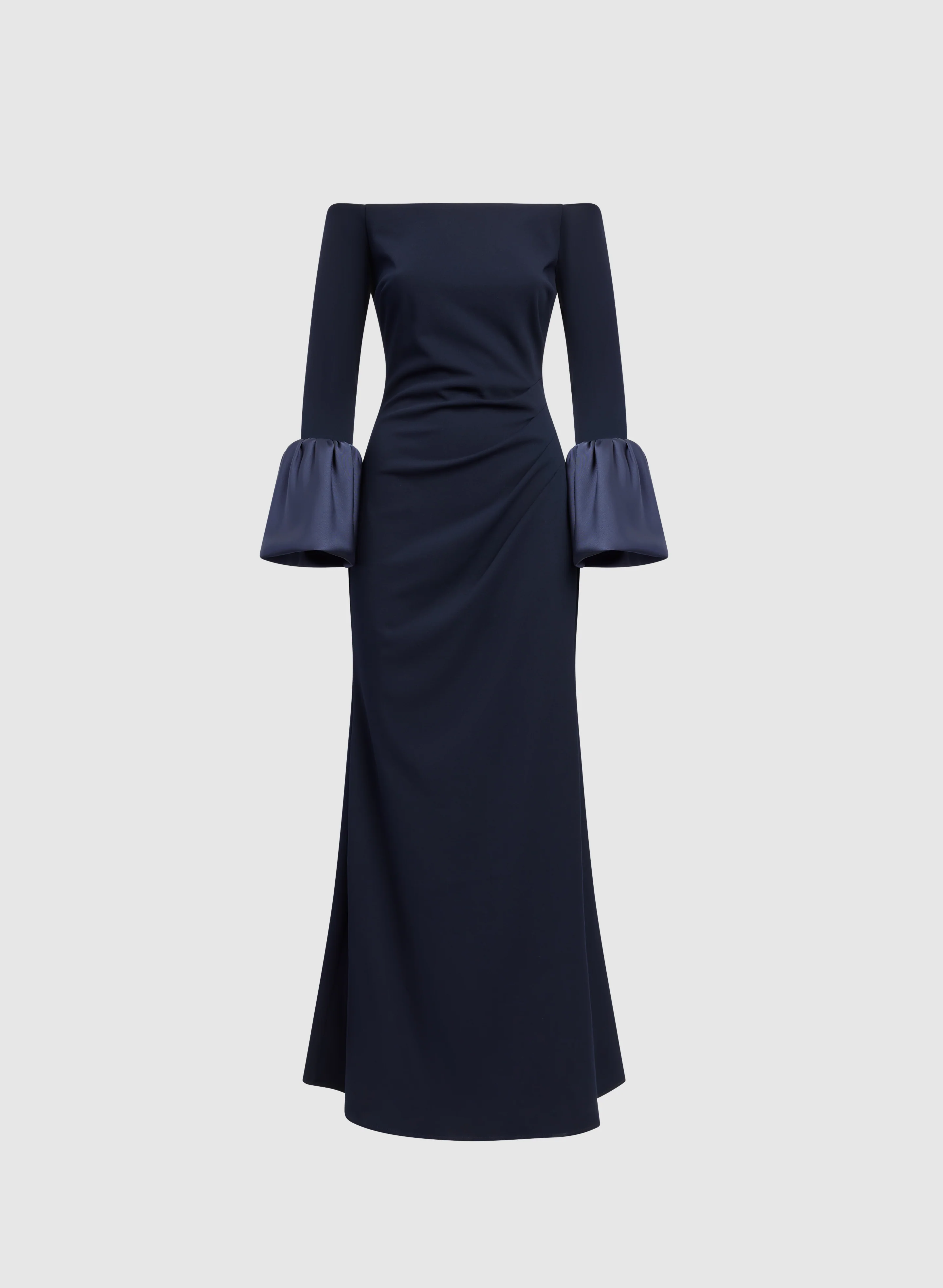 Off-The-Shoulder Bell Sleeve Gown - Image 5