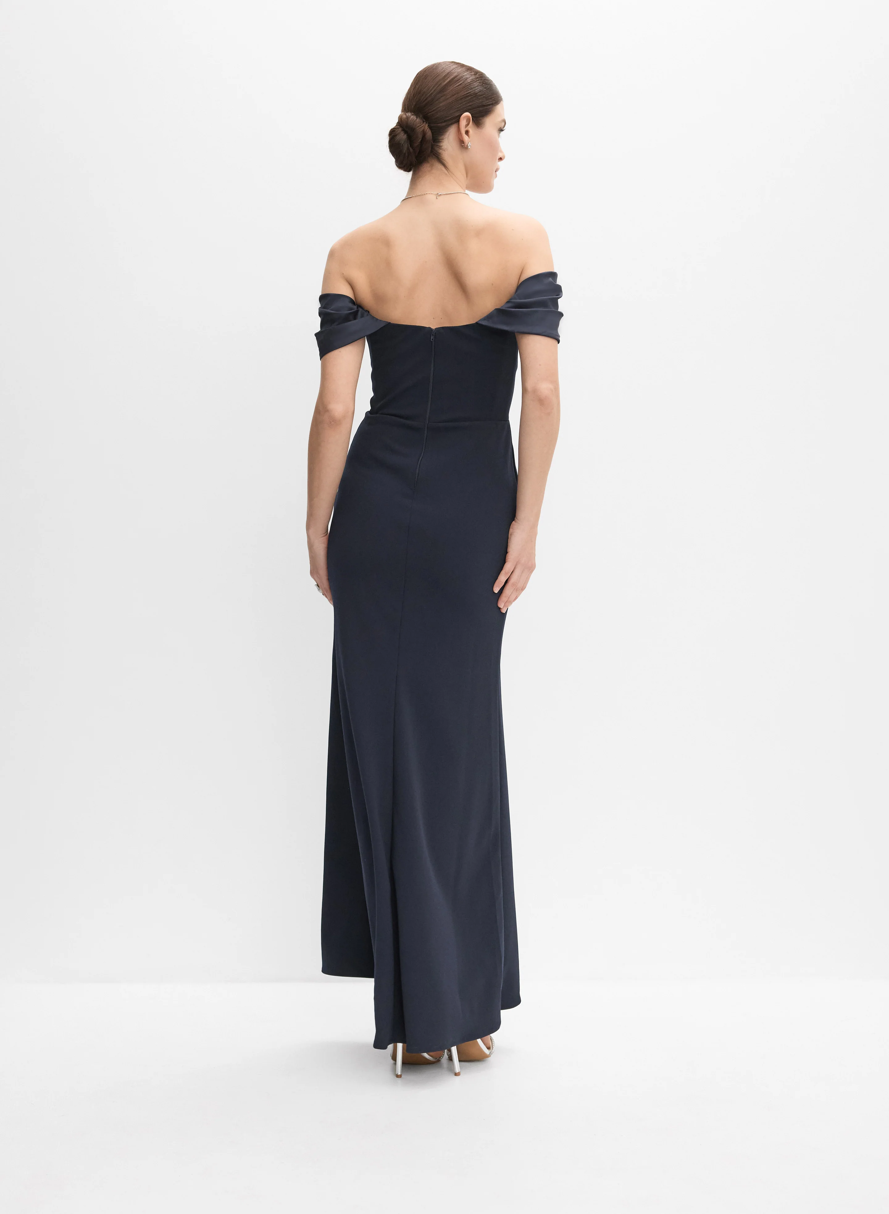 Off-The-Shoulder Fitted Dress - Image 4