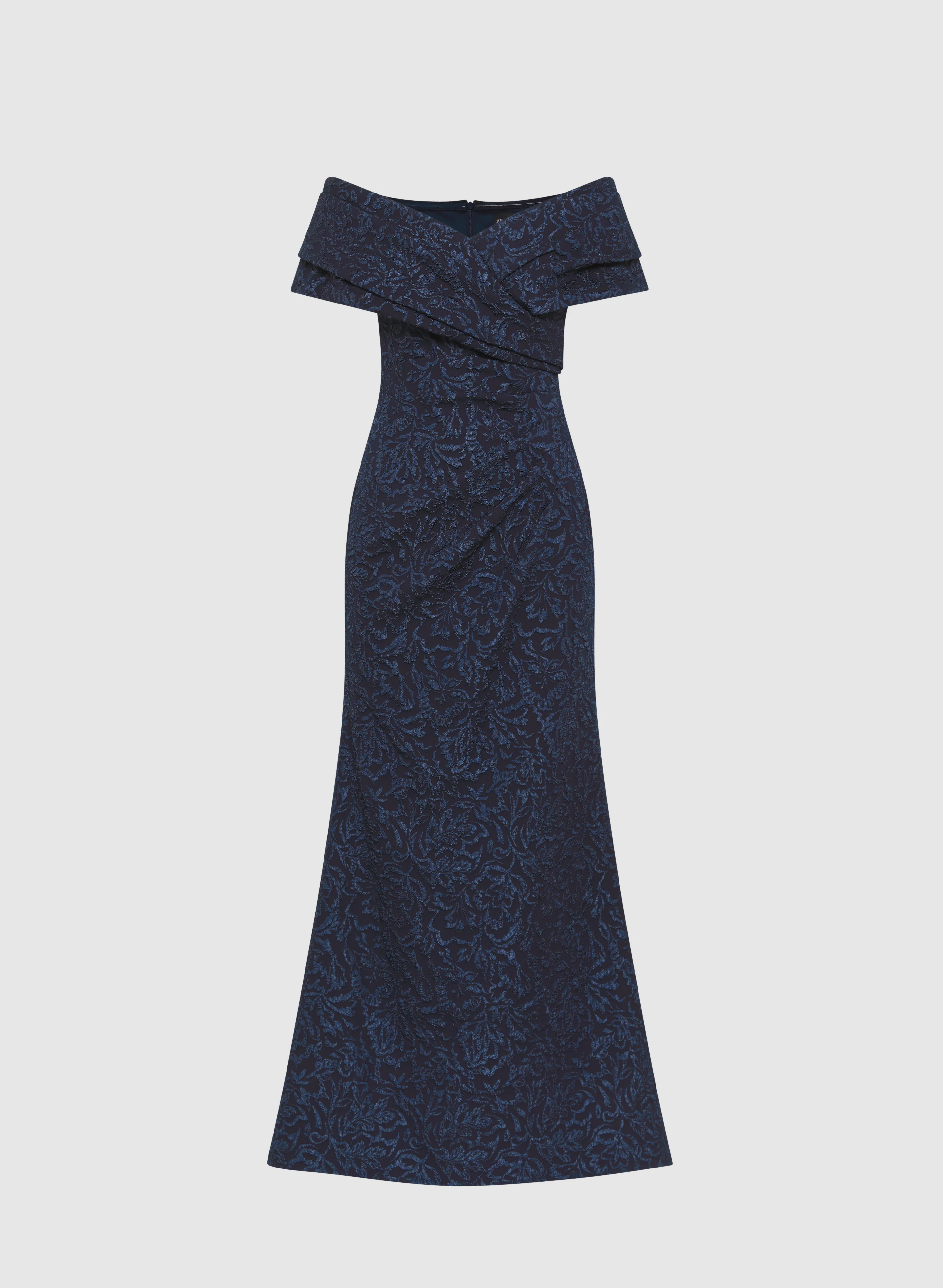 Off-The-Shoulder Jacquard Dress - Image 6