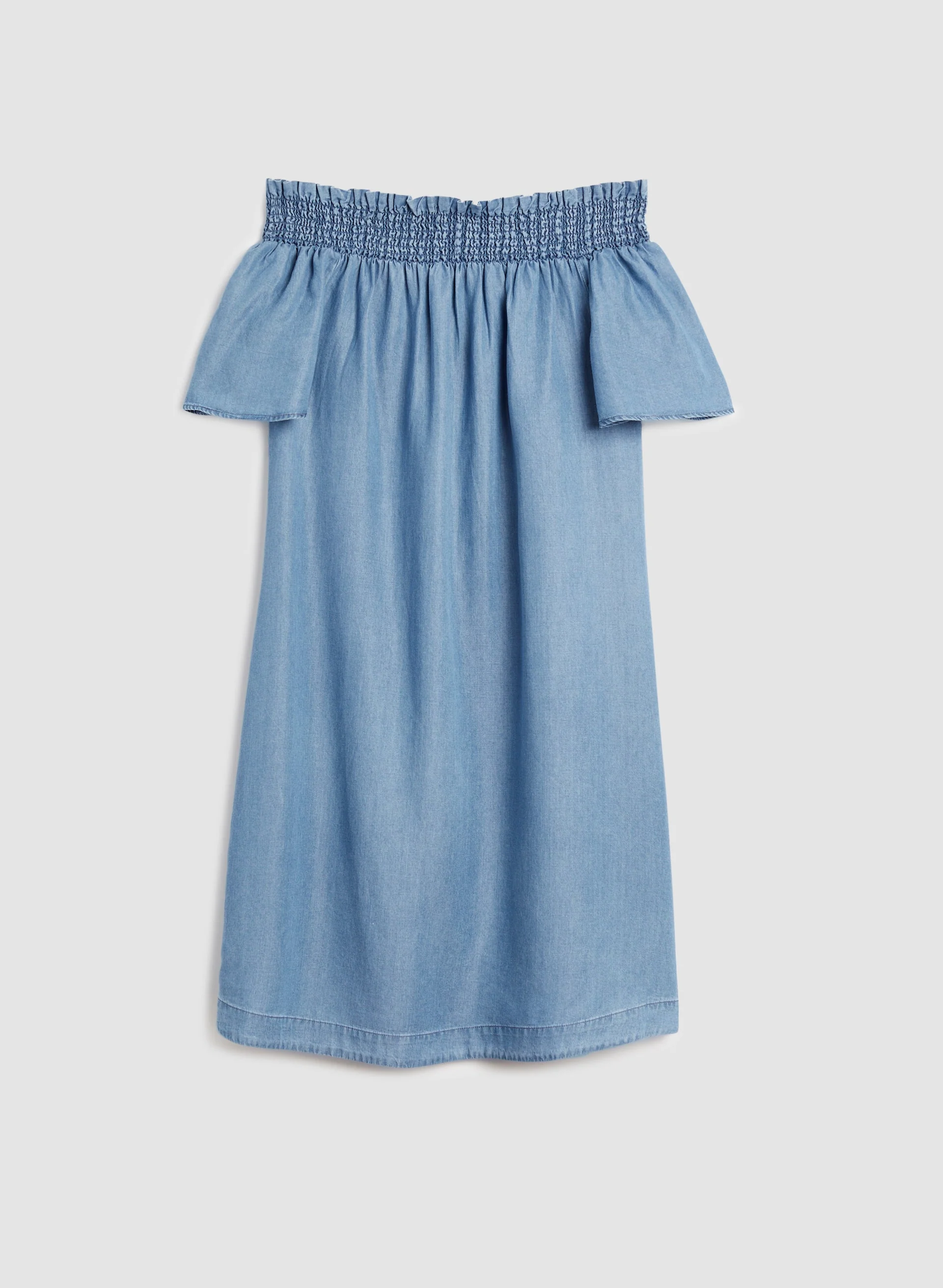 Off-the-Shoulder Tencel Dress - Image 4