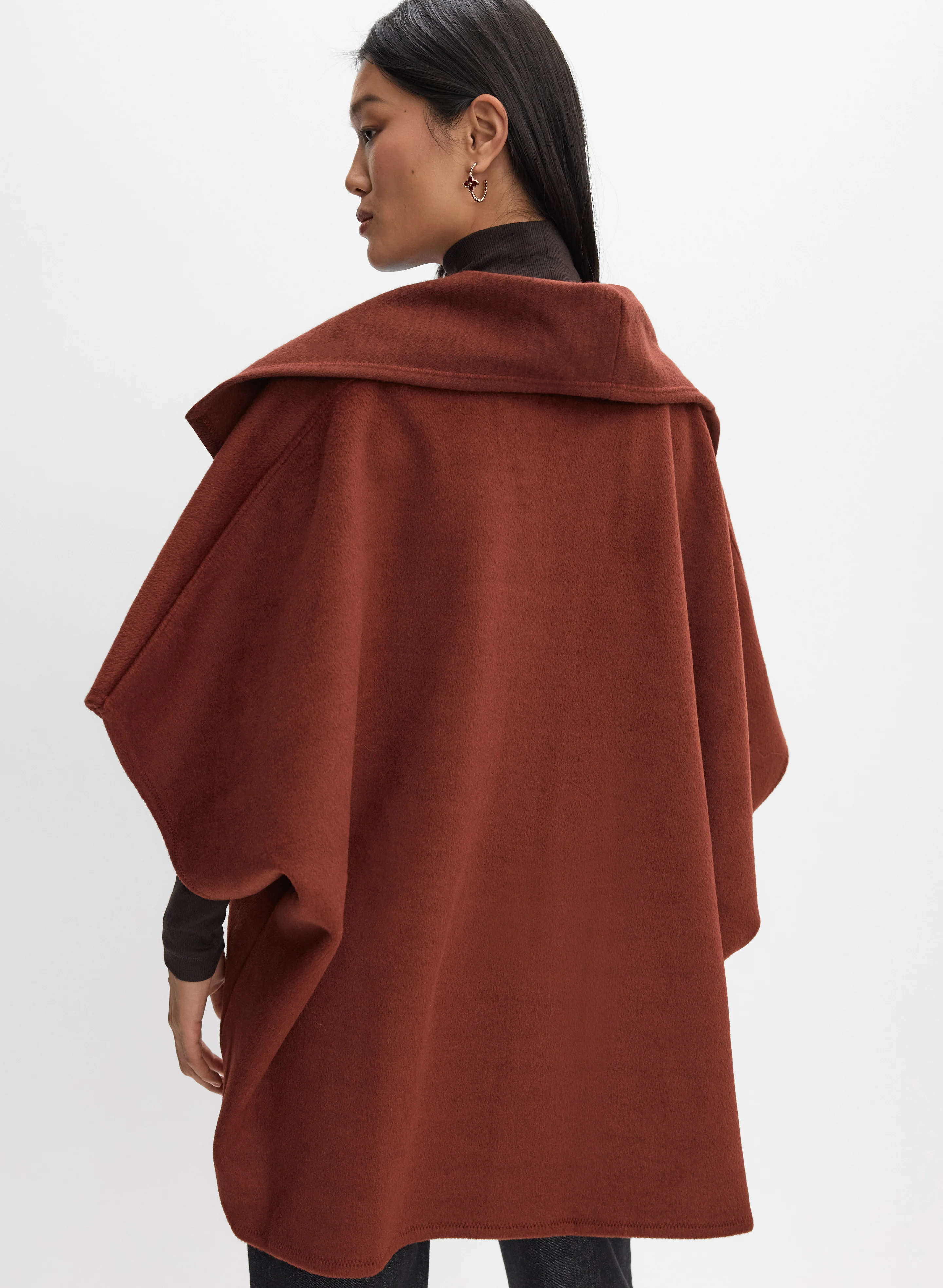 Open Front Poncho - Image 4