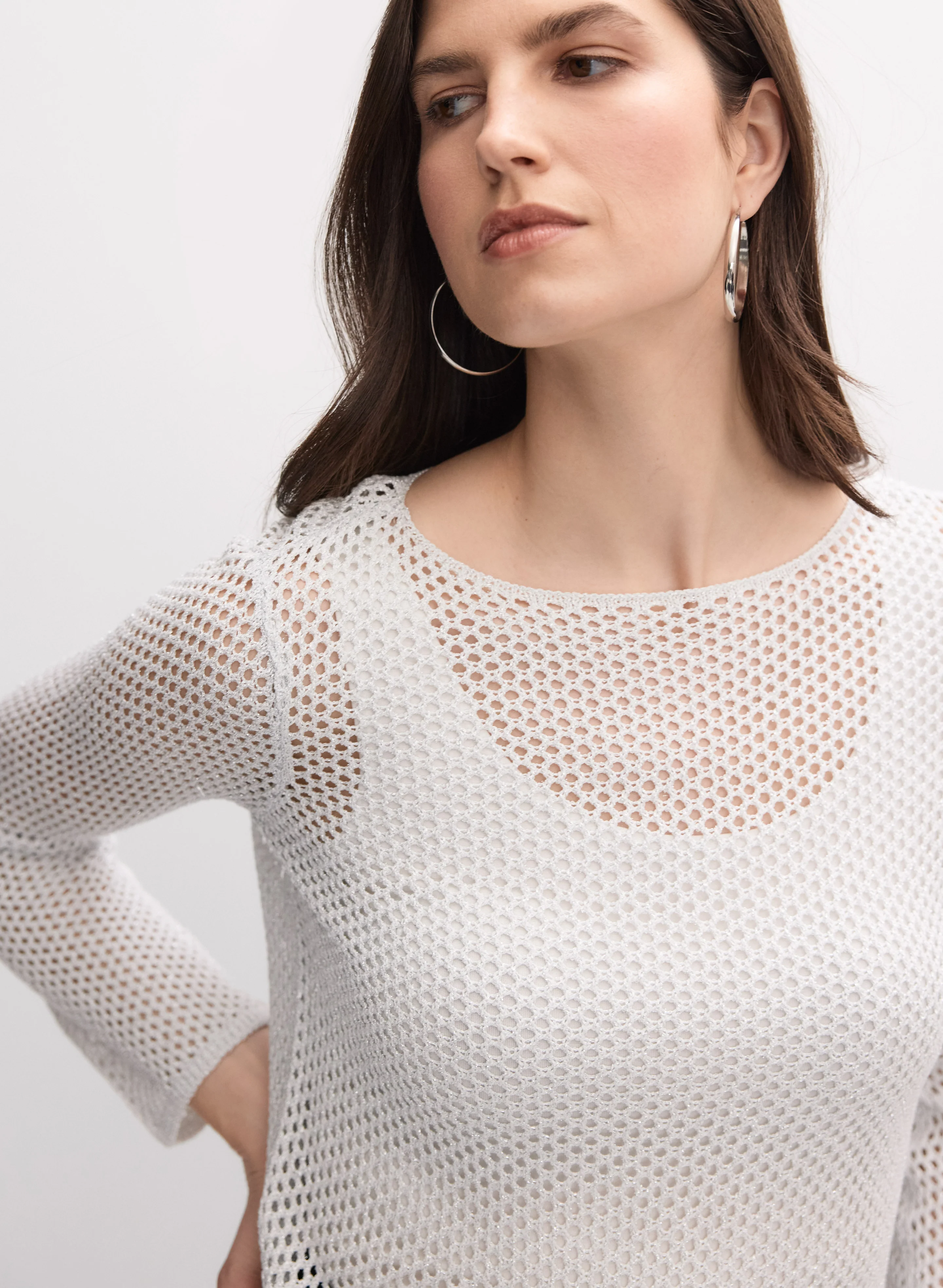 Open Knit Sweater - Image 2