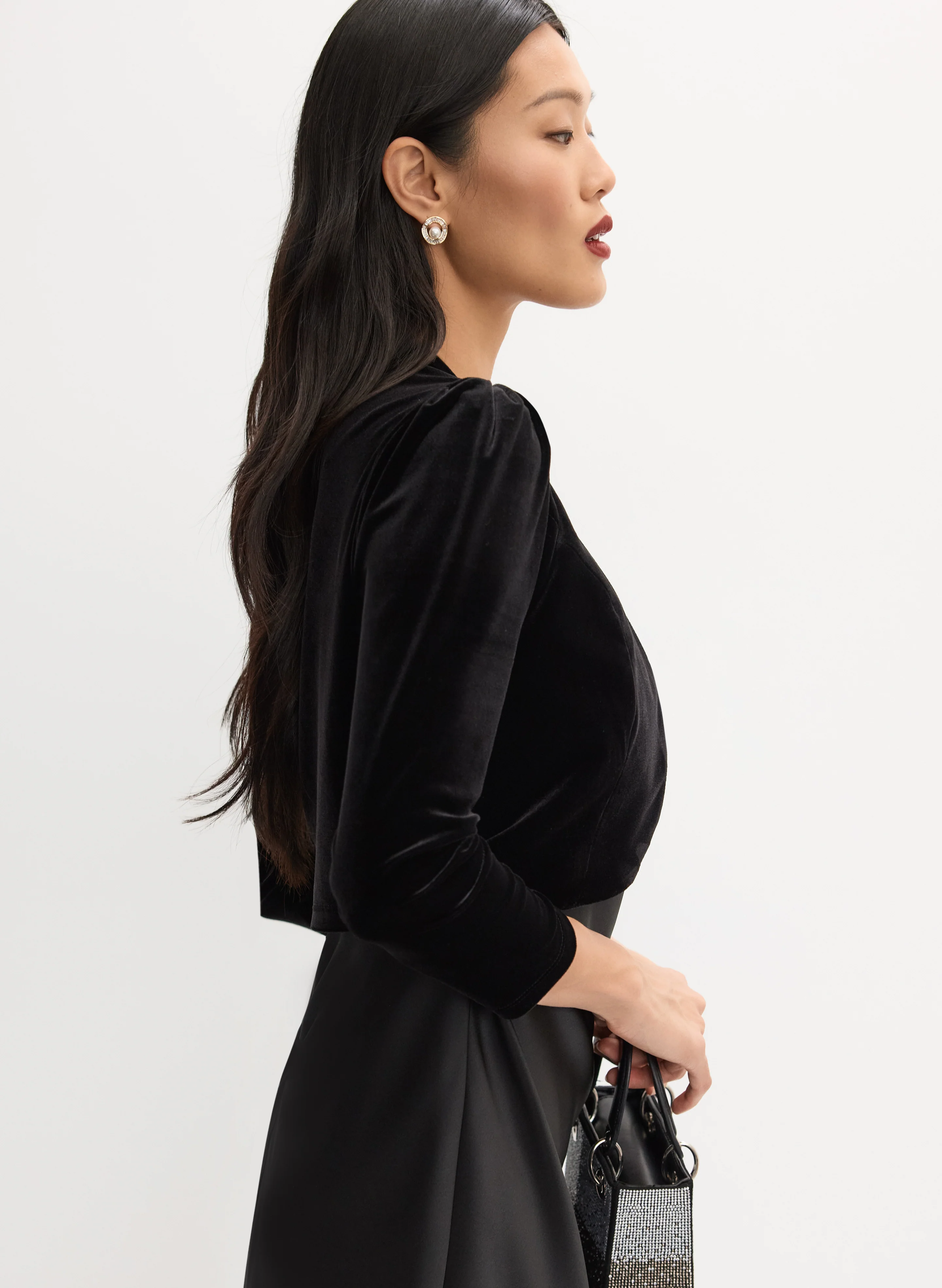 Open Velvet Bolero - Image 5