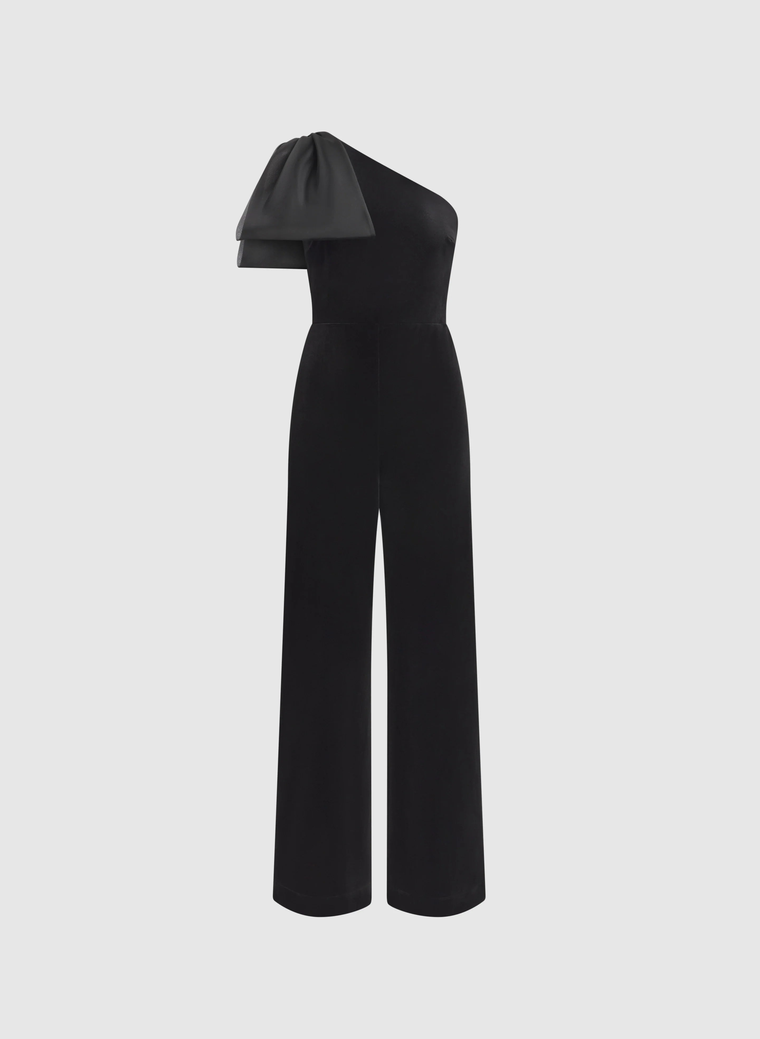 Organza Bow Velvet Jumpsuit - Image 6