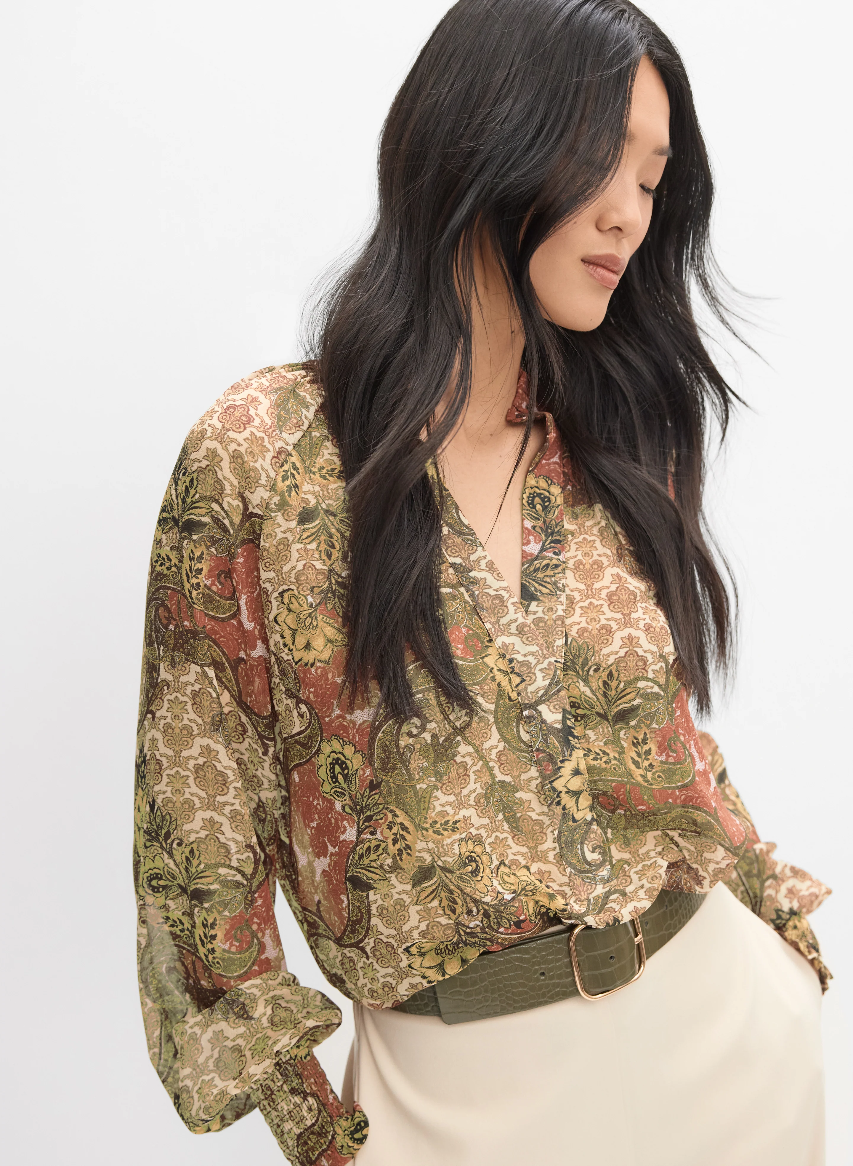 Paisley Print Blouse - Image 9