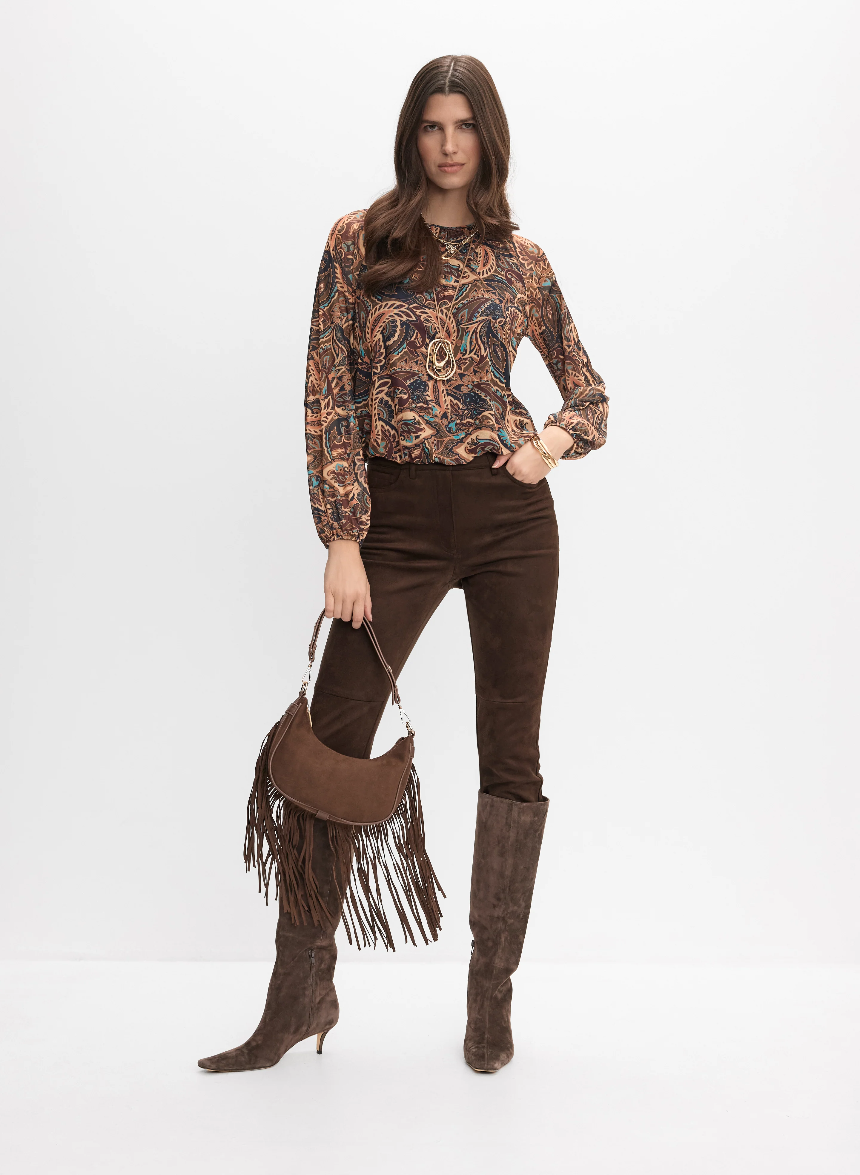 Paisley Print Top - Image 3