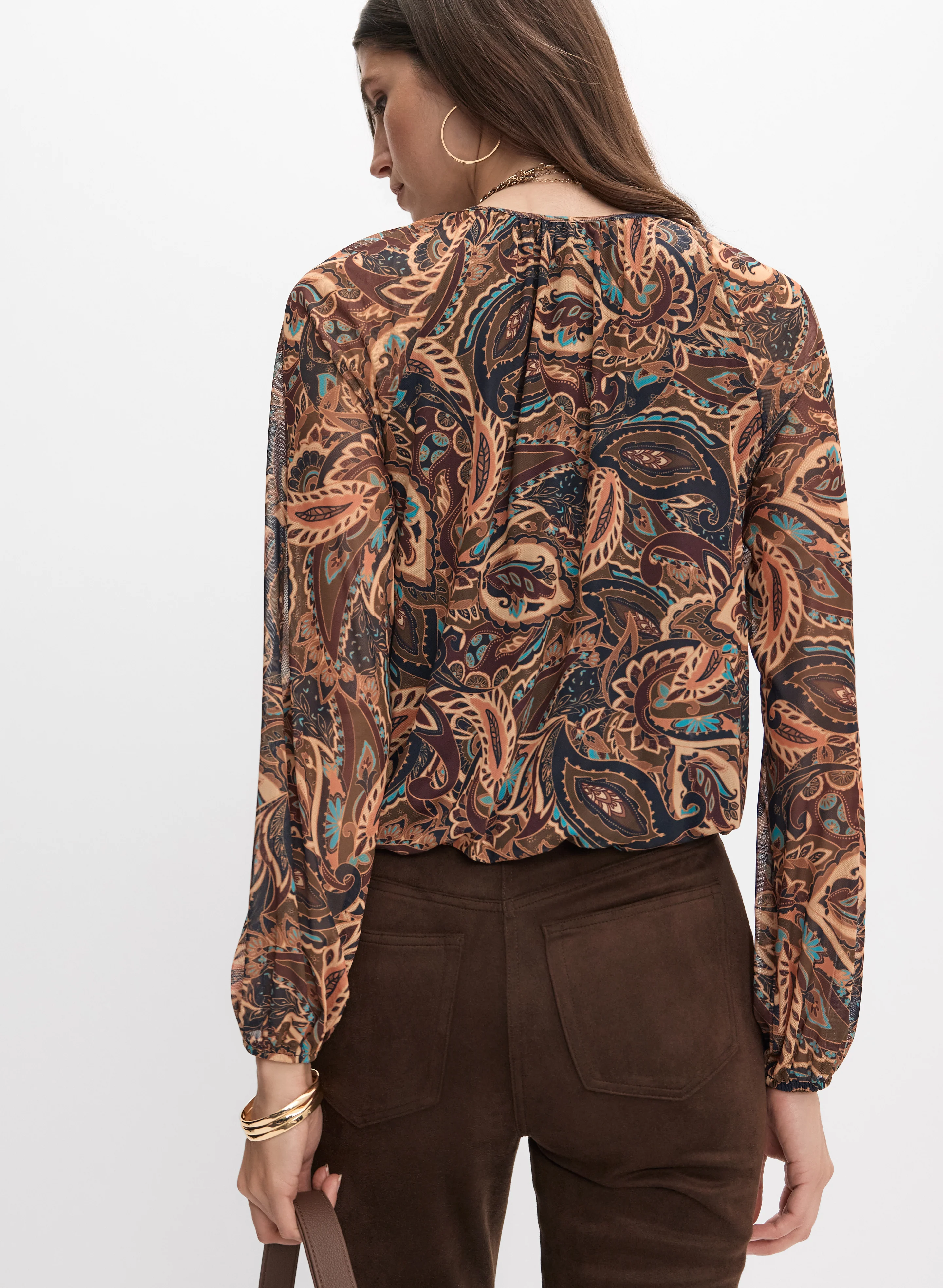 Paisley Print Top - Image 4