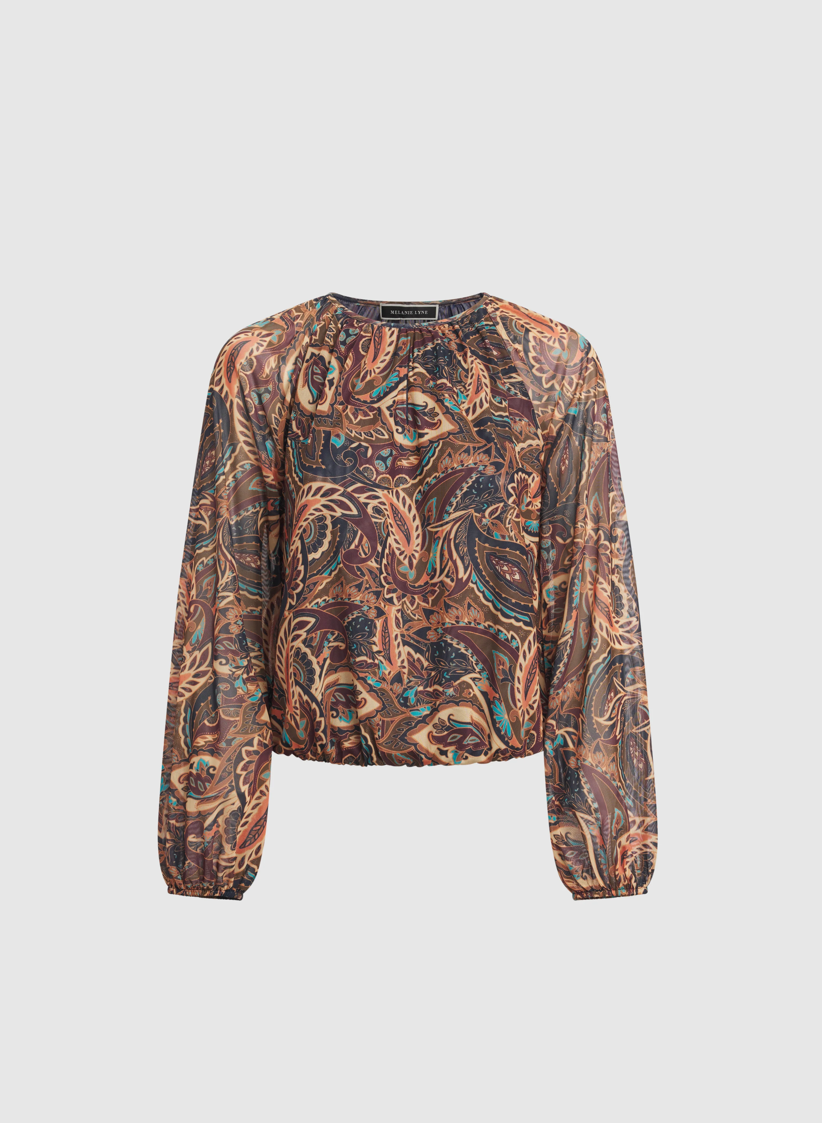 Paisley Print Top - Image 6