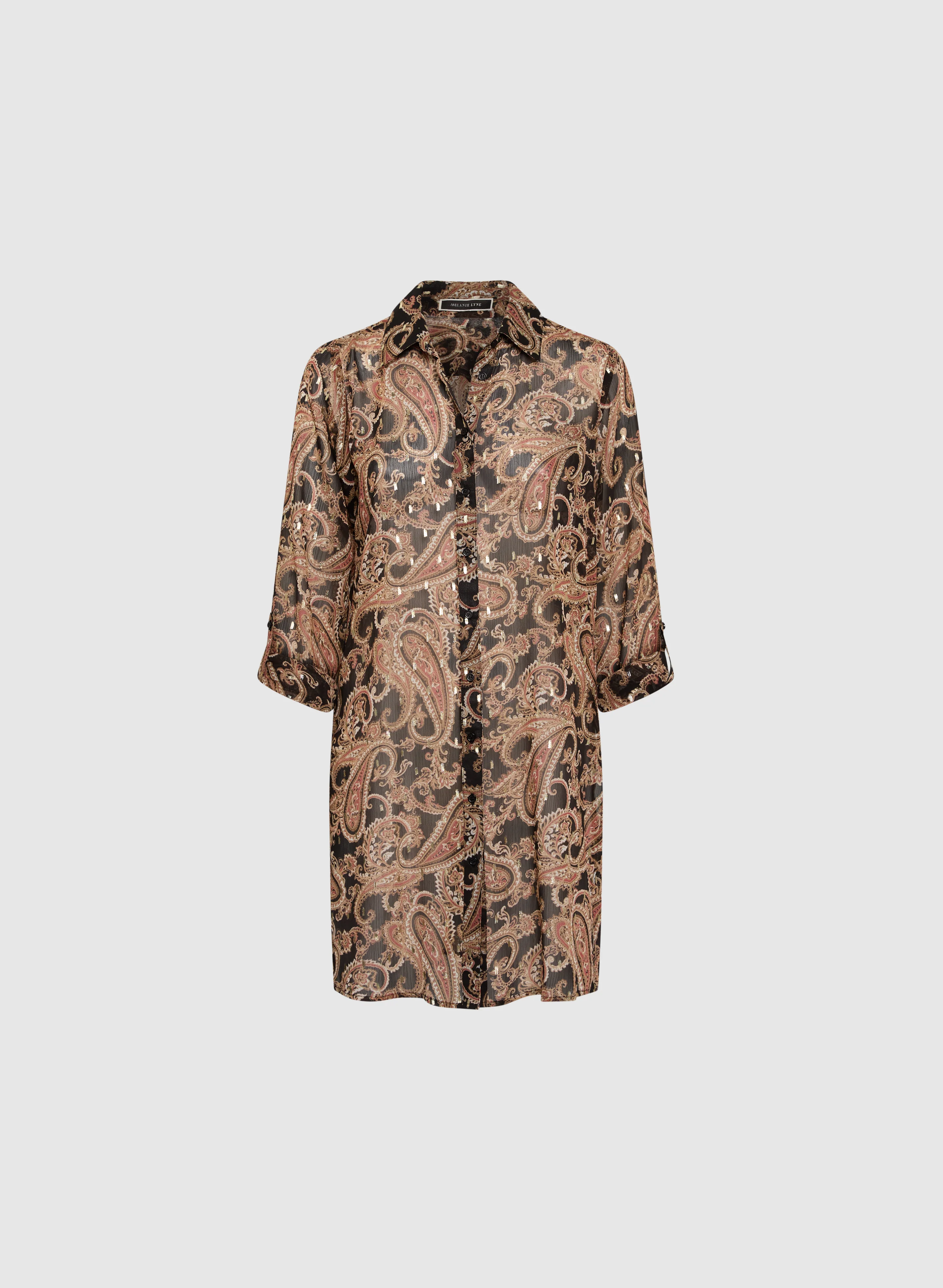 Paisley Print Tunic Blouse - Image 7