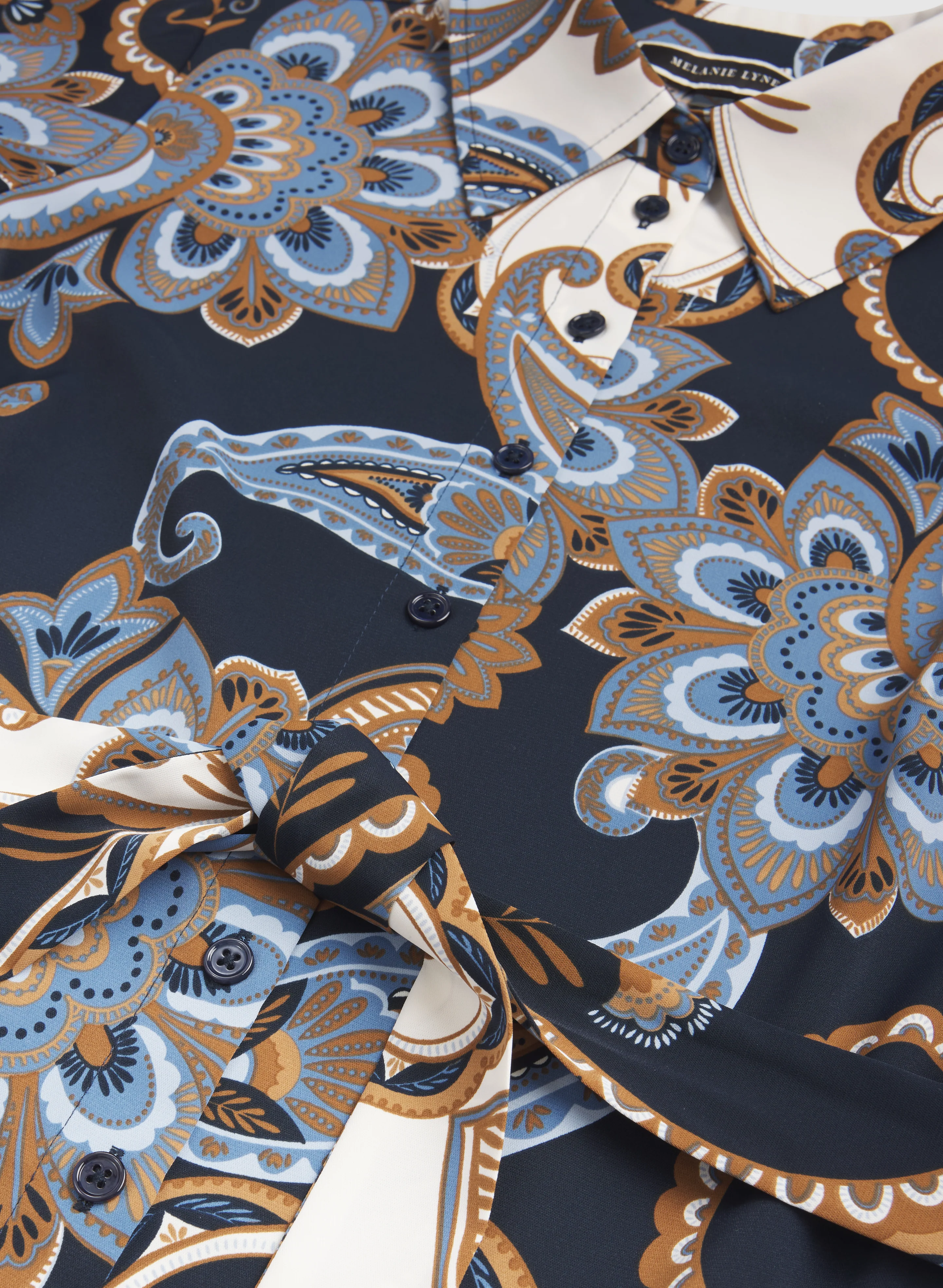 Paisley Shirt Dress - Image 6