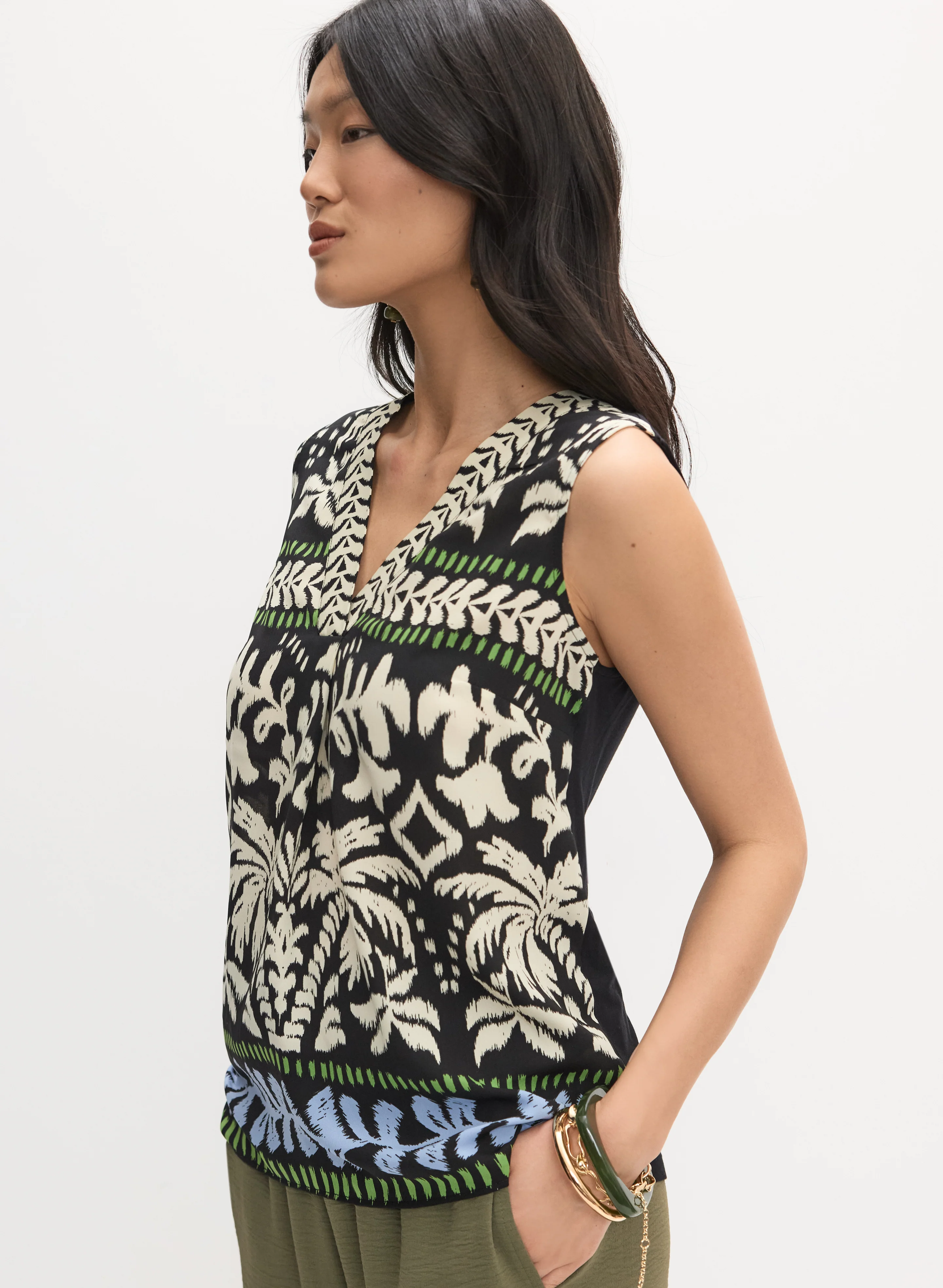 Palm Print Top - Image 7
