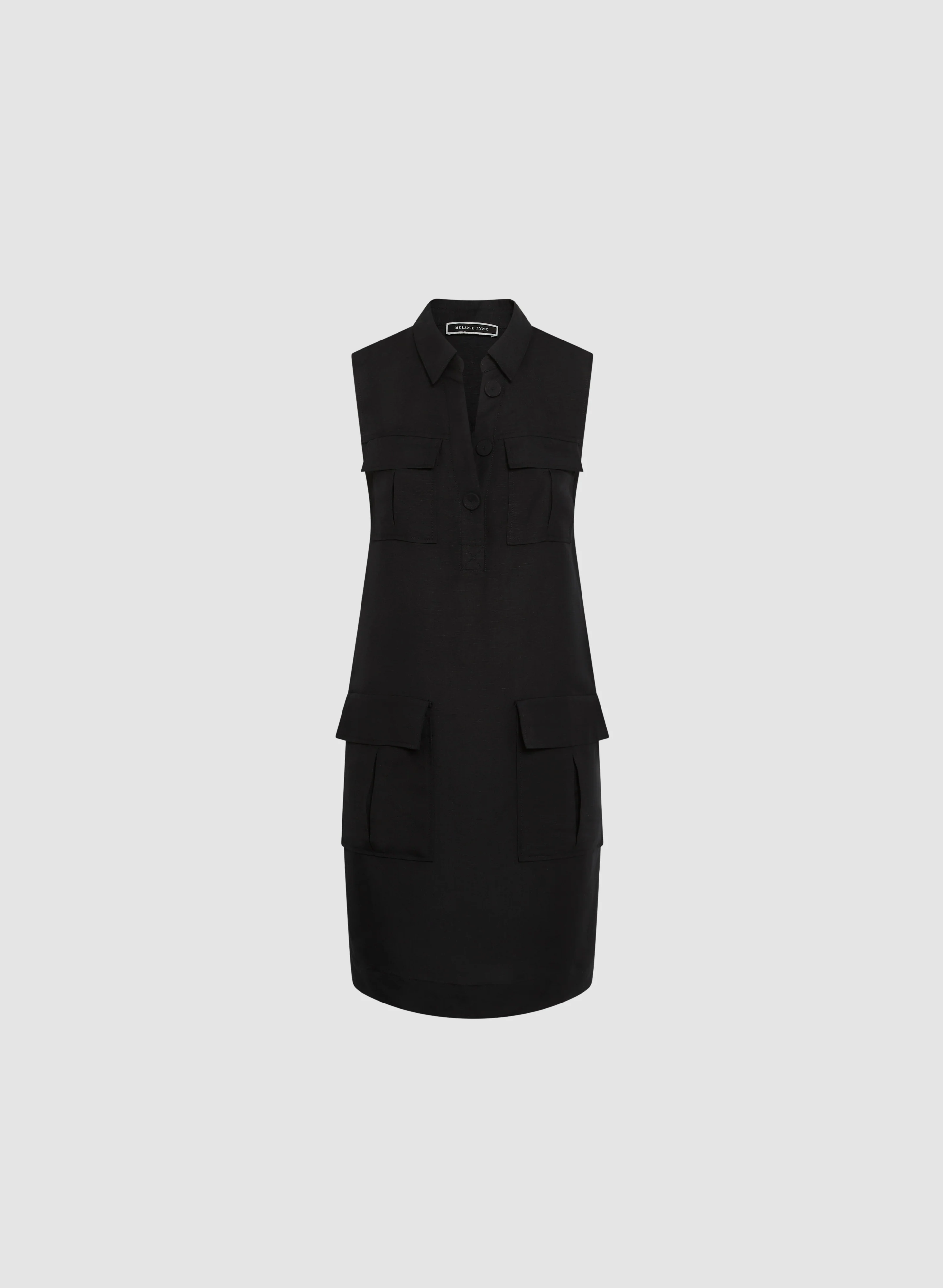 Linen-Blend Shirt Dress - Image 6