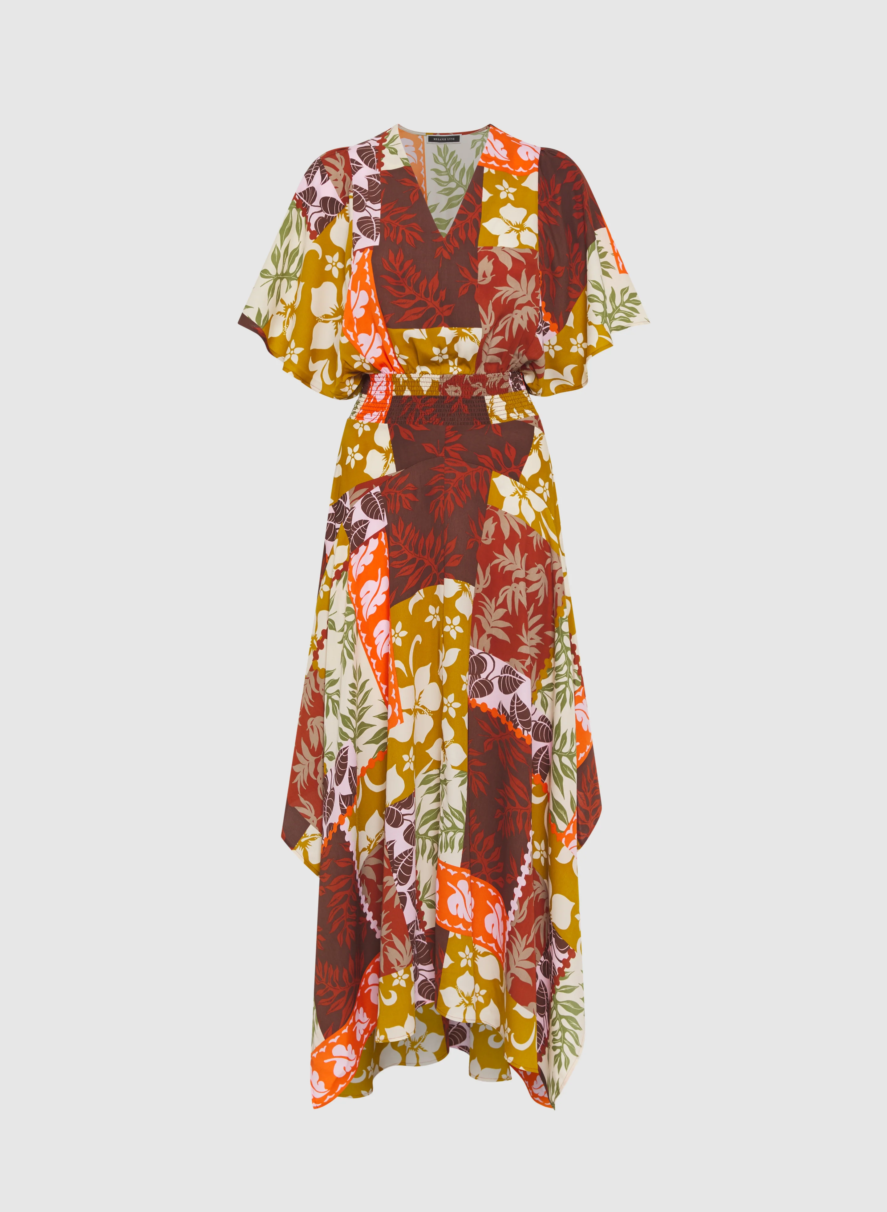 Patchwork Print Maxi Dress - Image 5