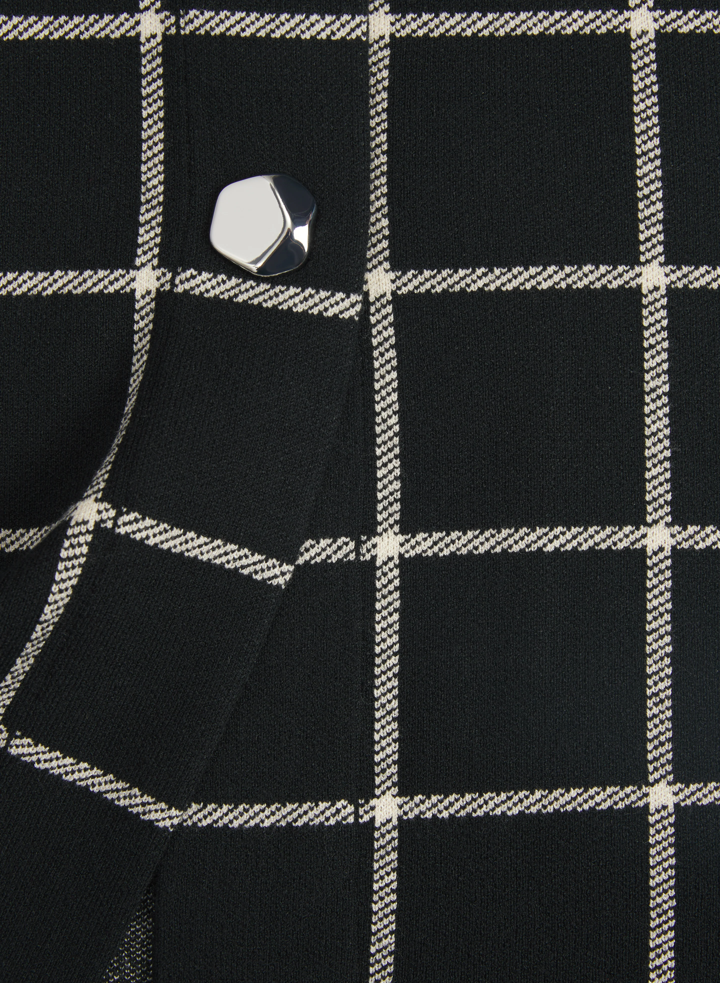 Patterned Jacquard Cardigan - Image 7