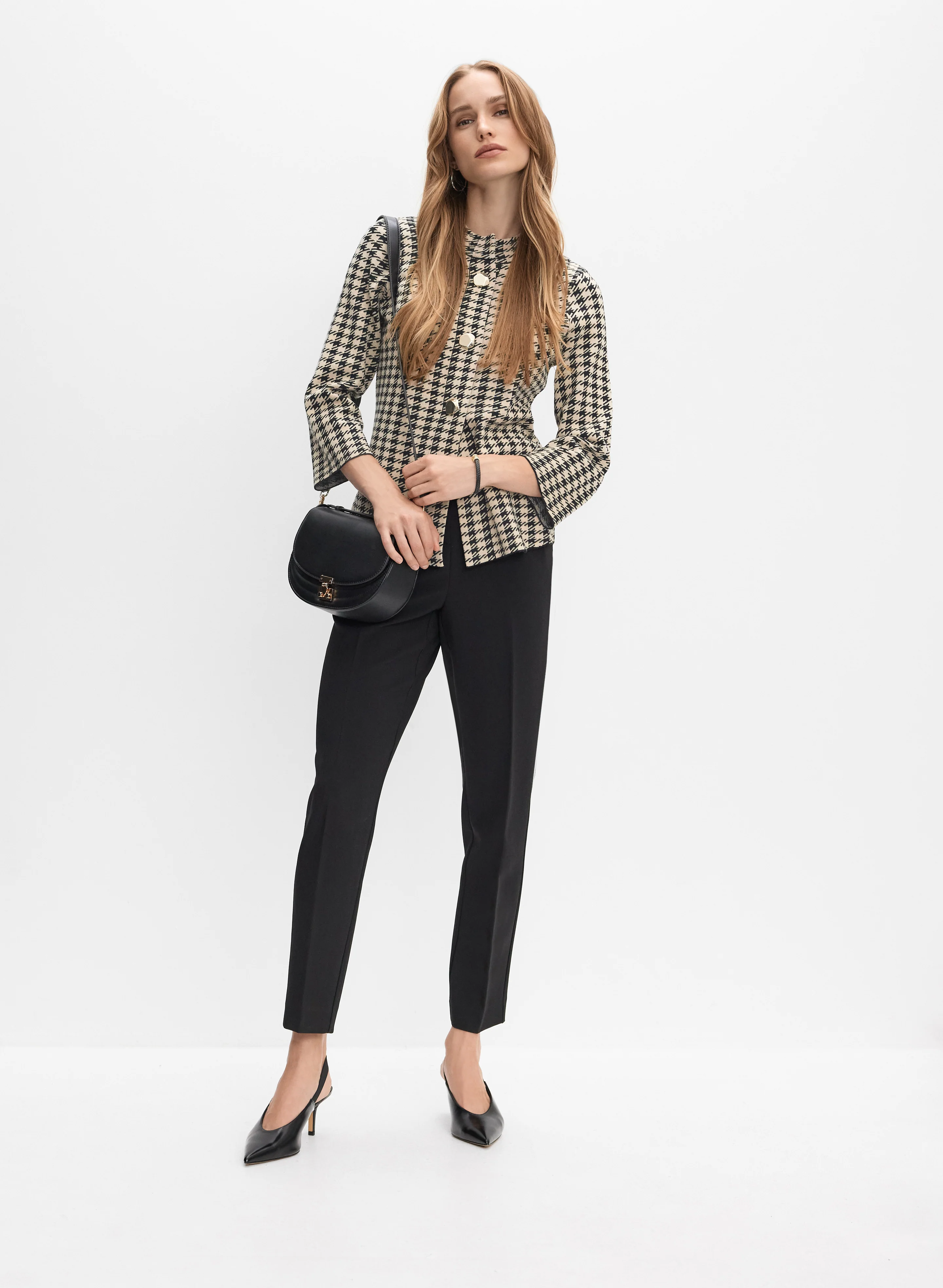 Patterned Jacquard Cardigan - Image 3