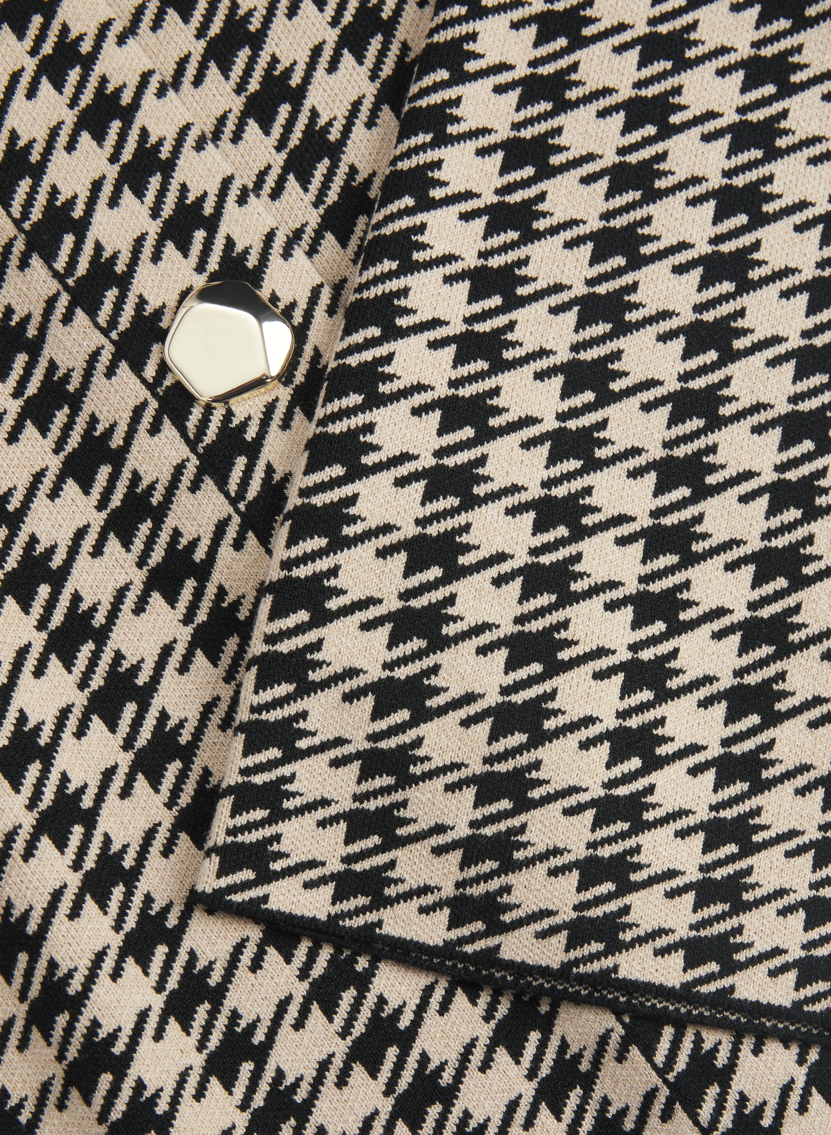 Patterned Jacquard Cardigan - Image 7
