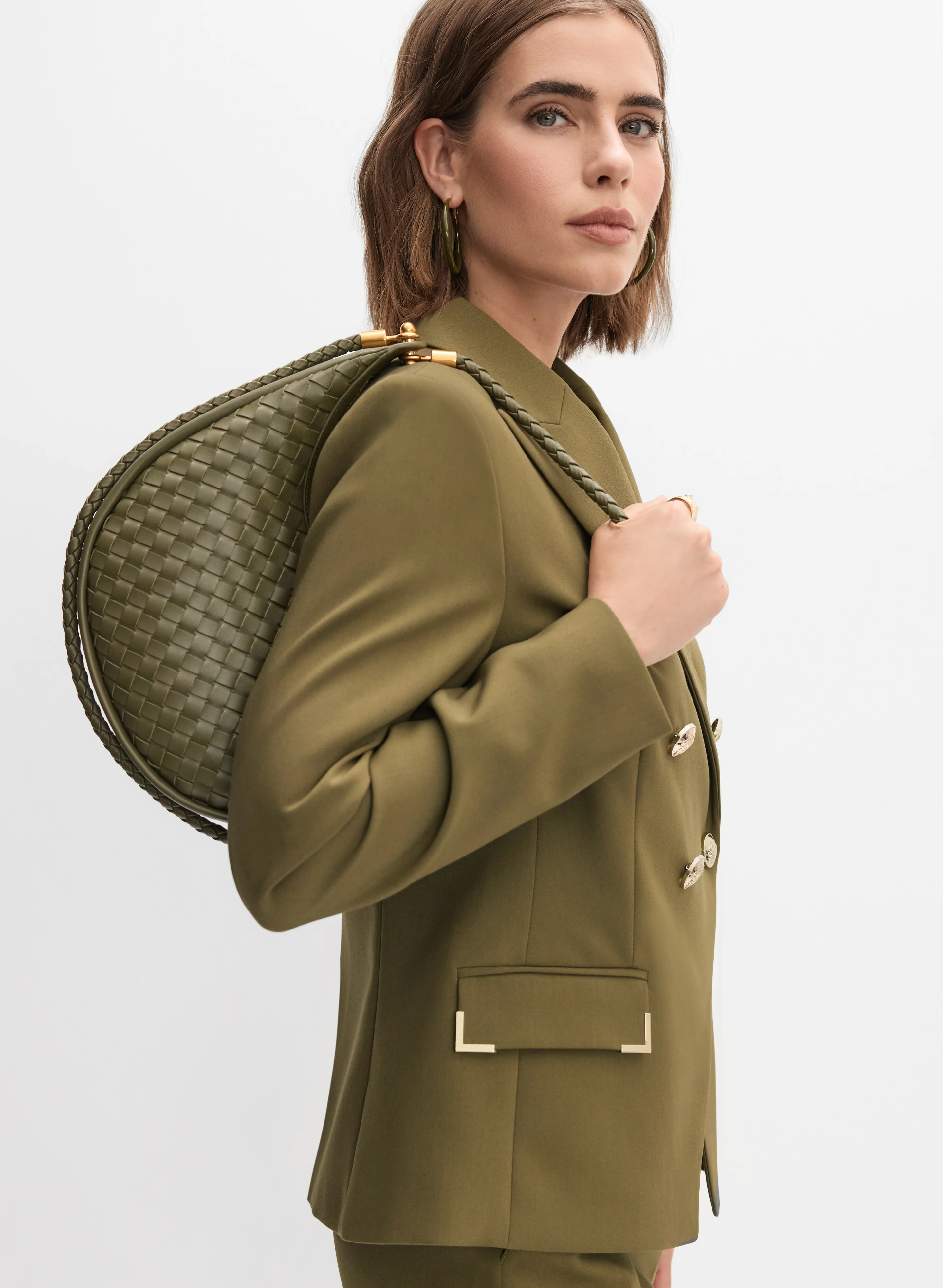 Peaked Lapel Blazer - Image 8