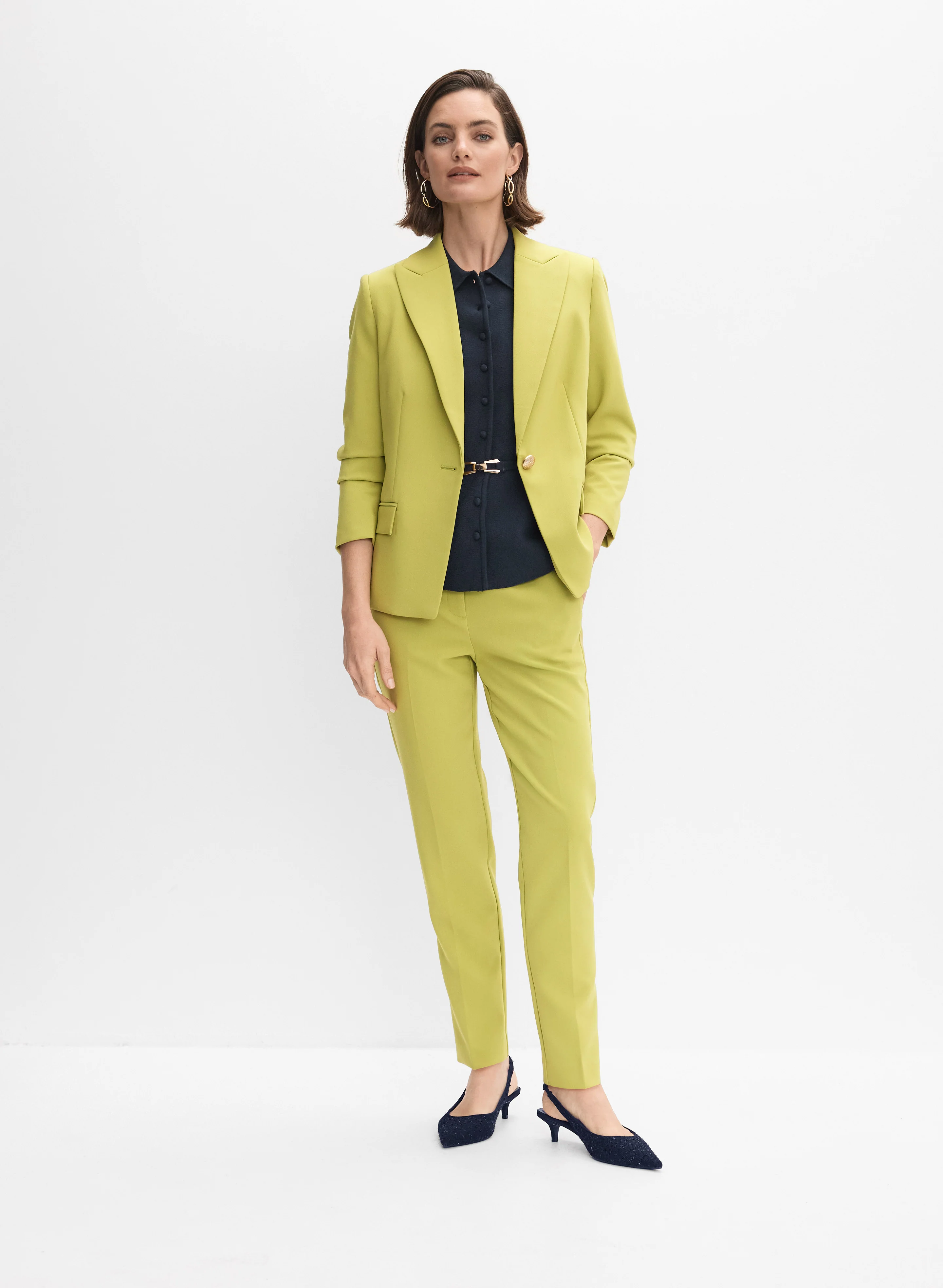 Peaked Lapel Blazer - Image 9