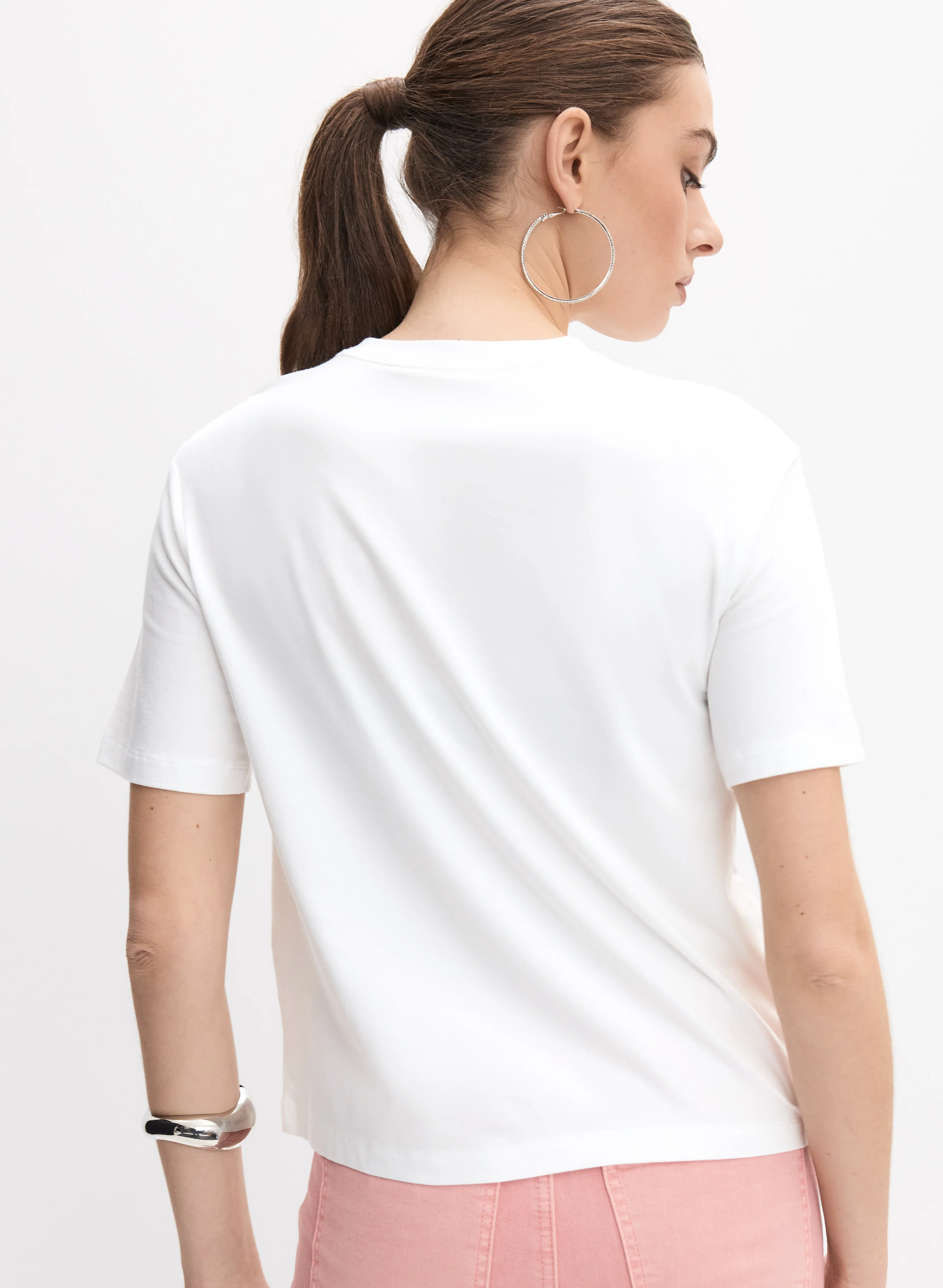 Pearl Beaded T-Shirt - Image 3