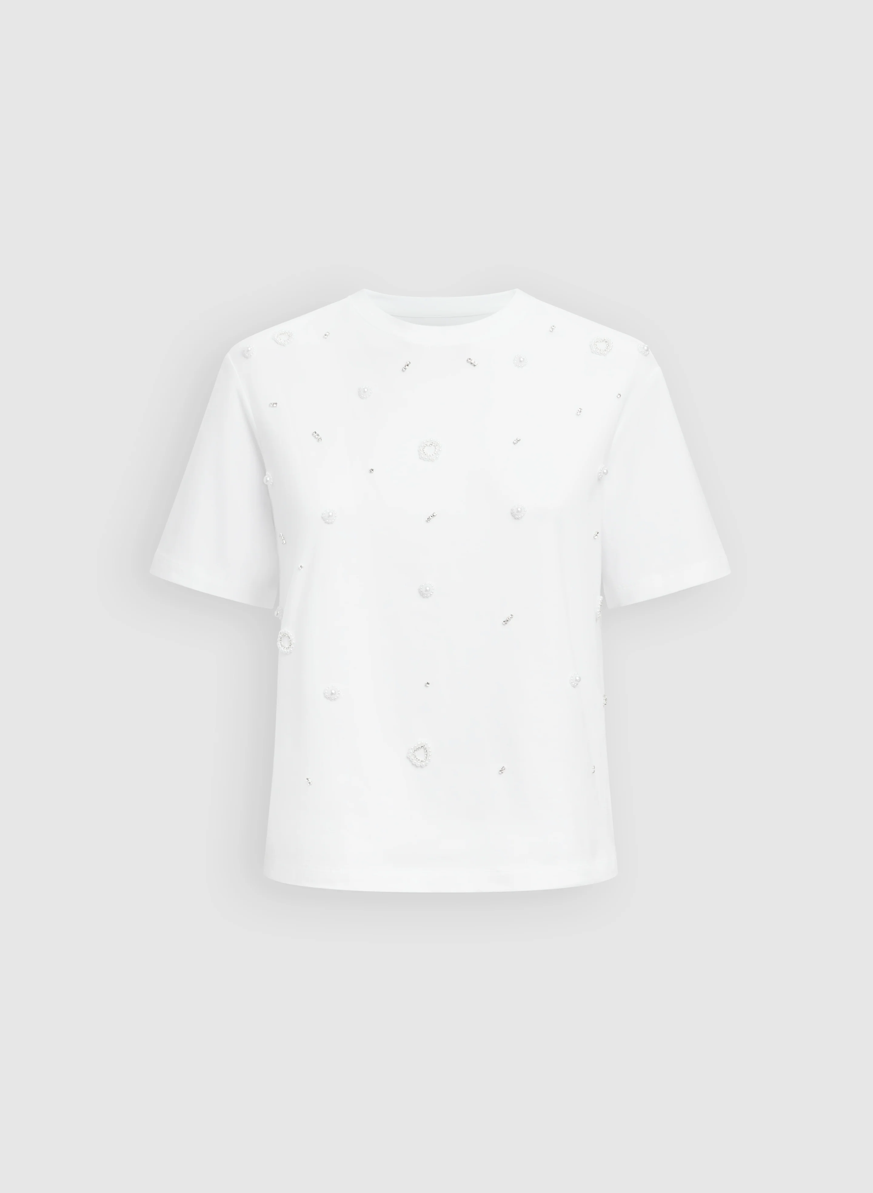 Pearl Beaded T-Shirt - Image 6