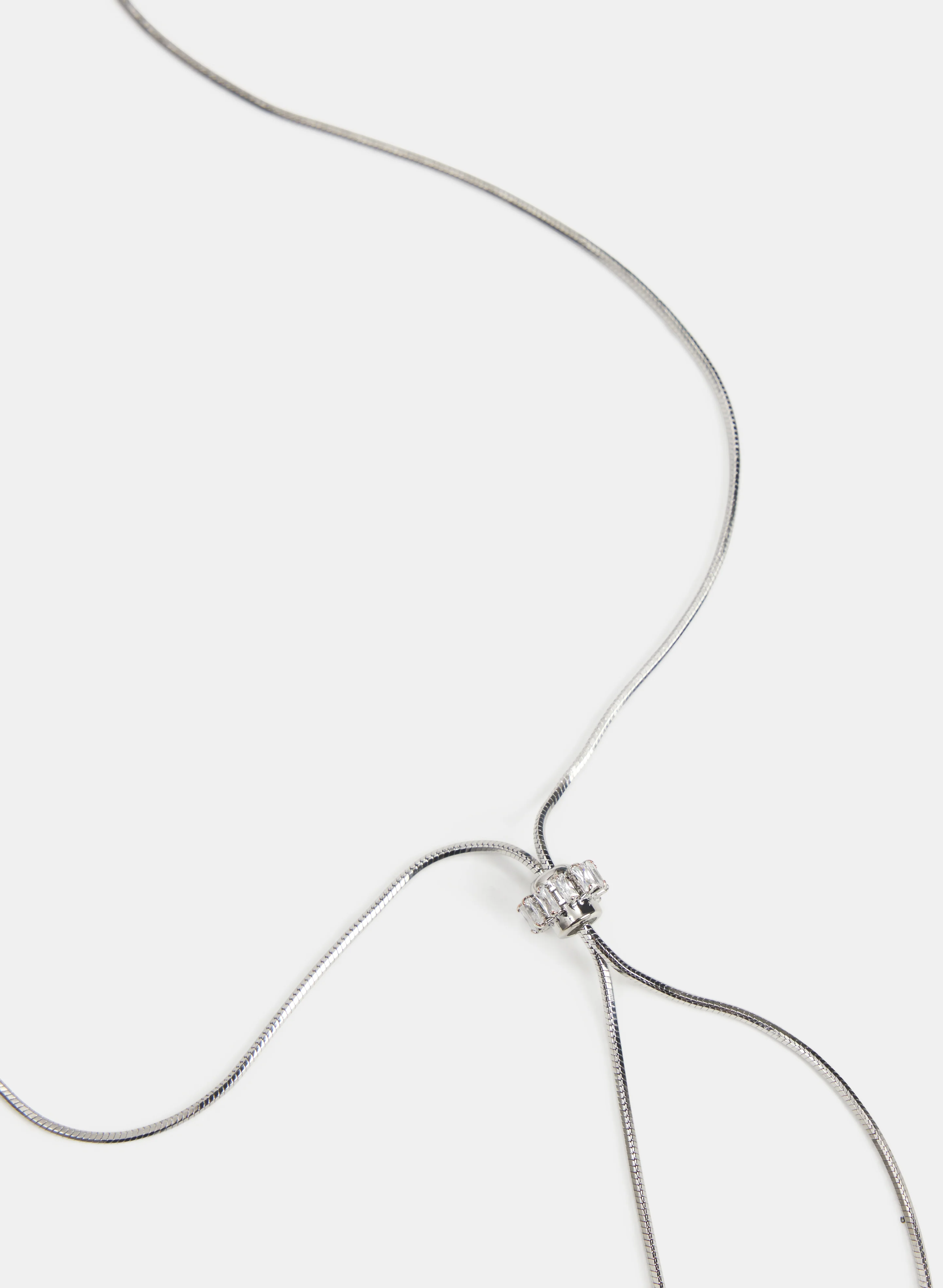 Pearl Drop Bolo Necklace - Image 2
