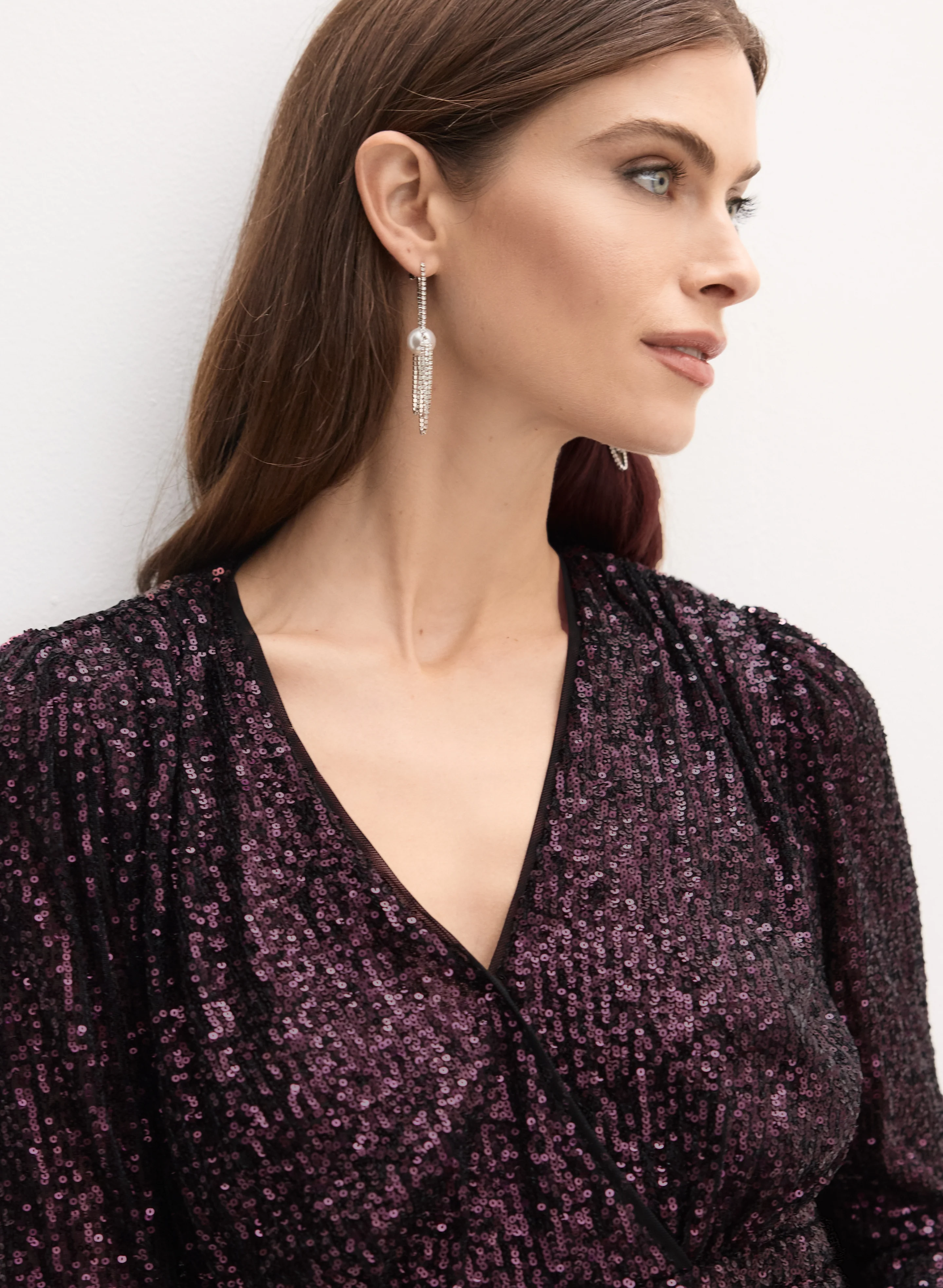 Peplum Sequin Top - Image 2