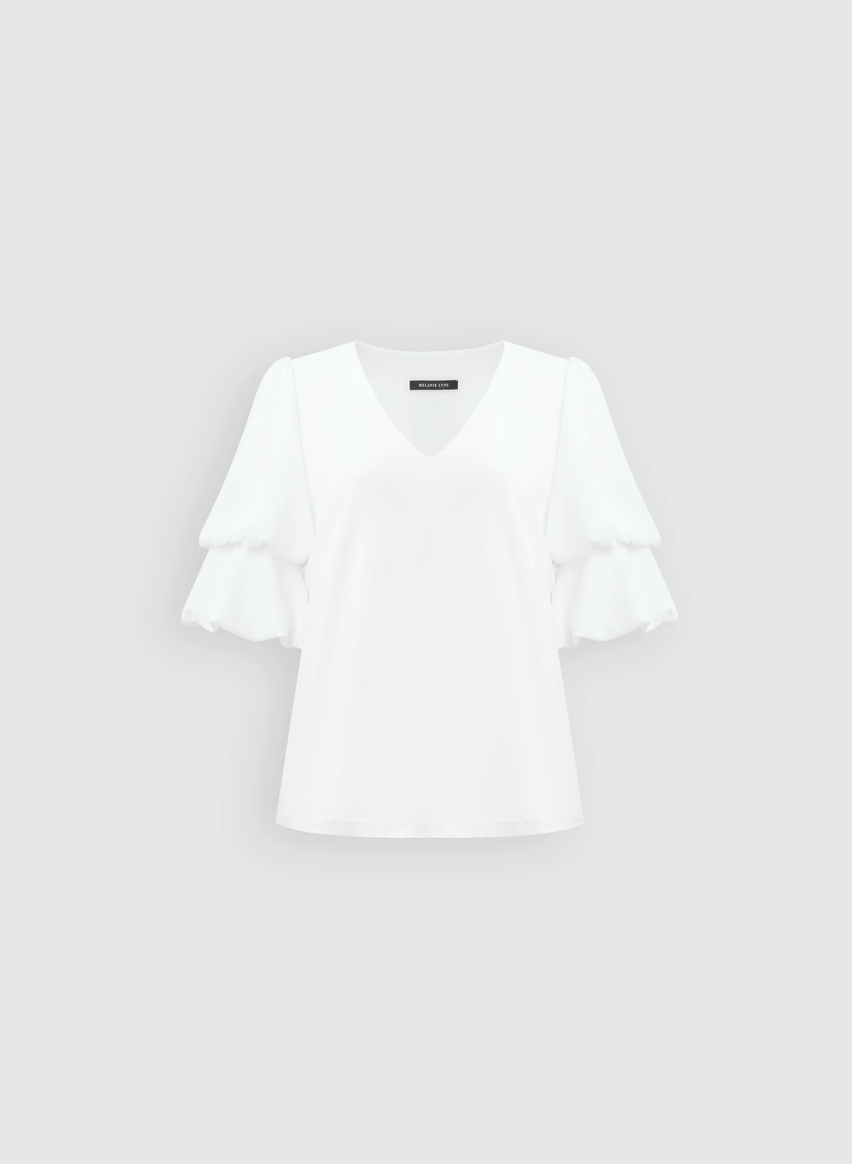 Pinched Puff Sleeve Top - Image 6