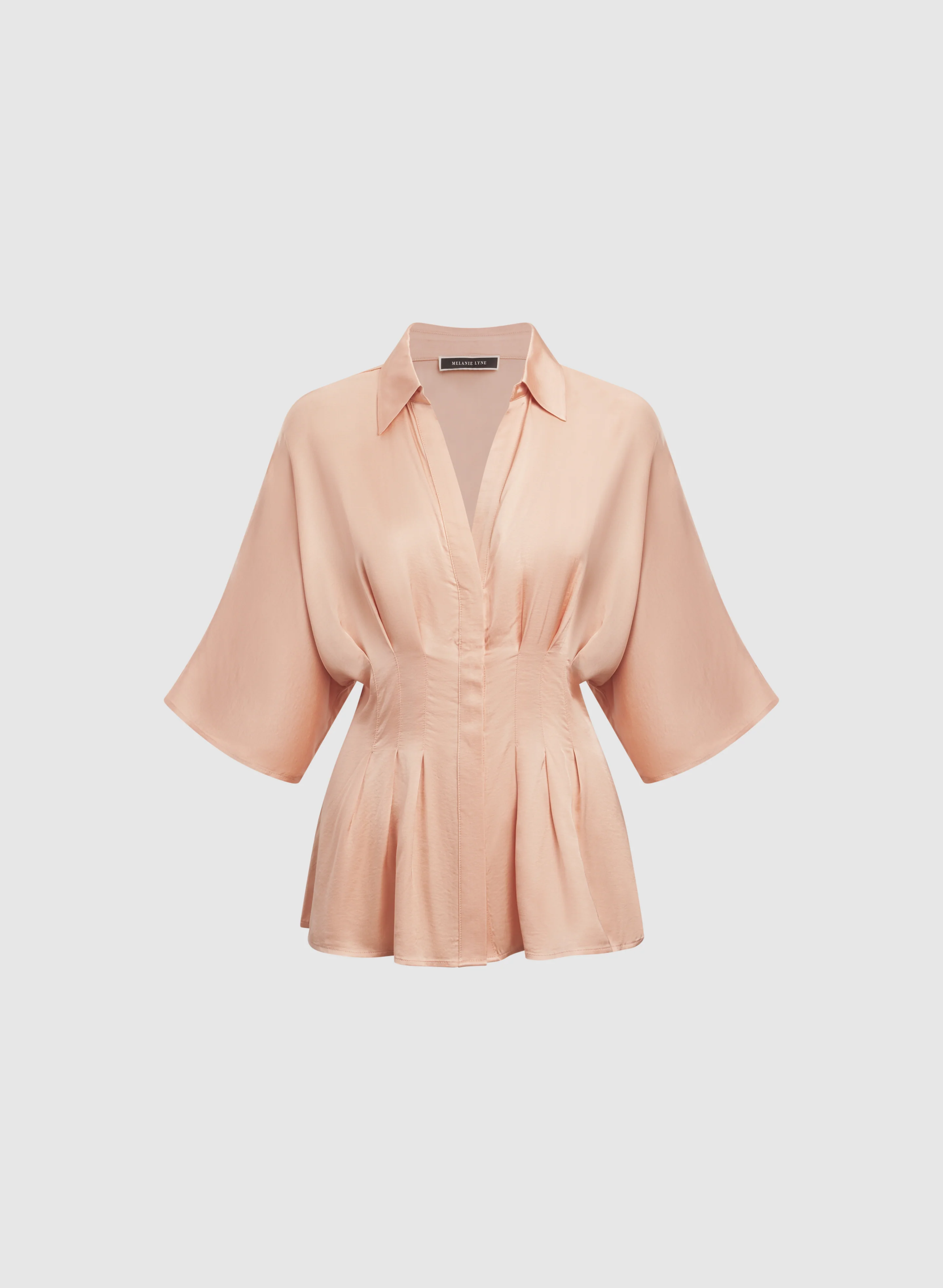 Pintuck Satin Blouse - Image 6