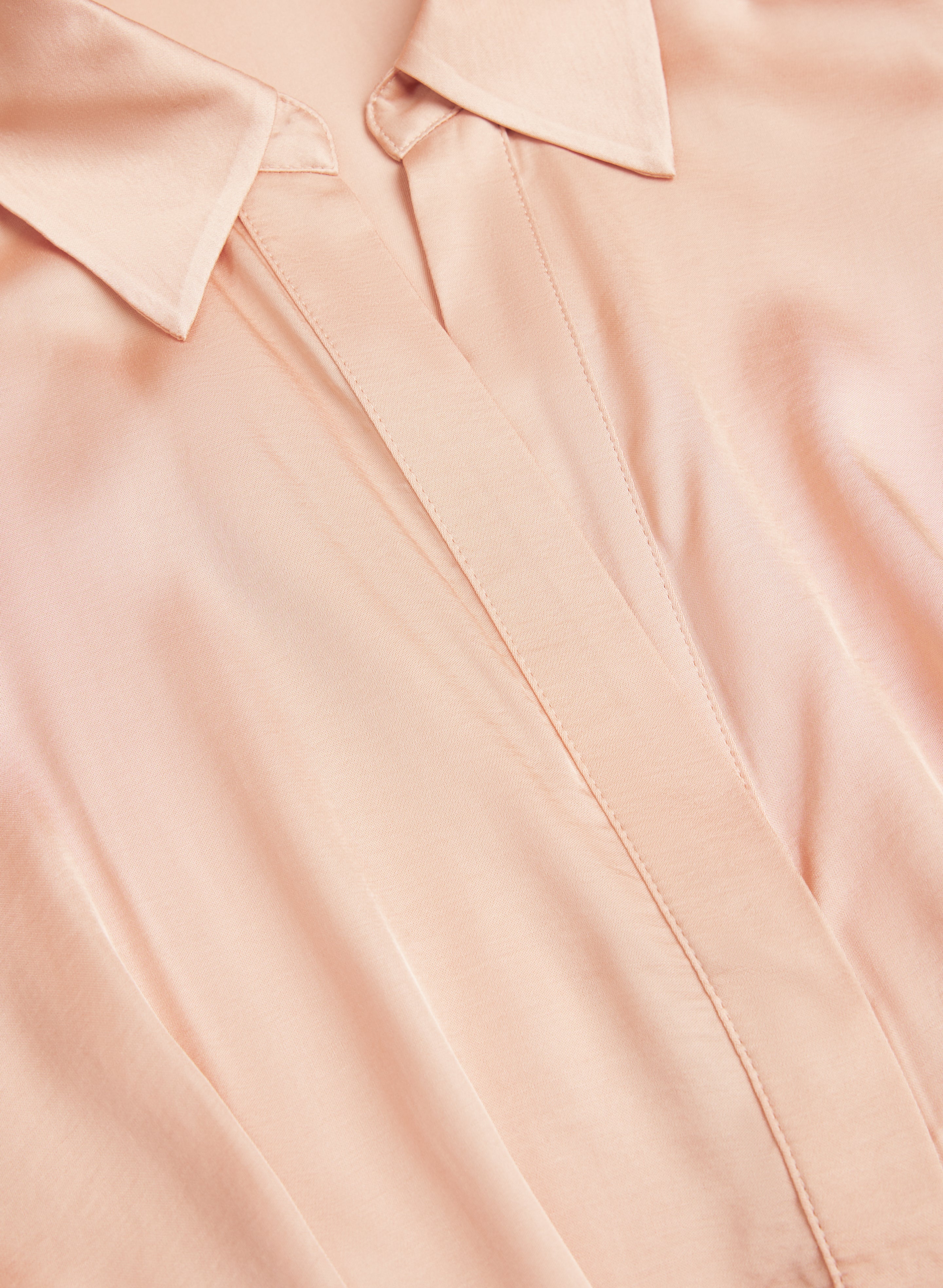 Pintuck Satin Blouse - Image 7