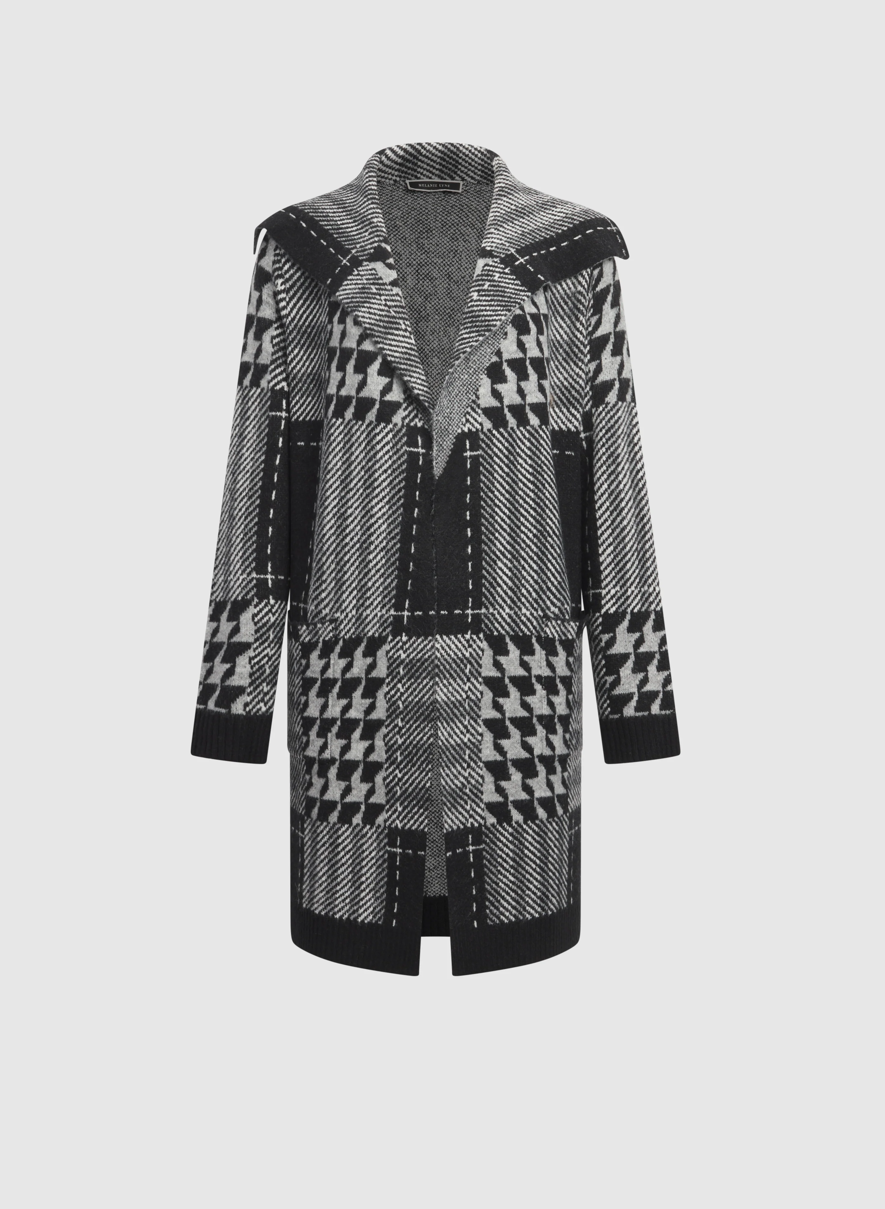 Plaid Knit Cardigan - Image 6