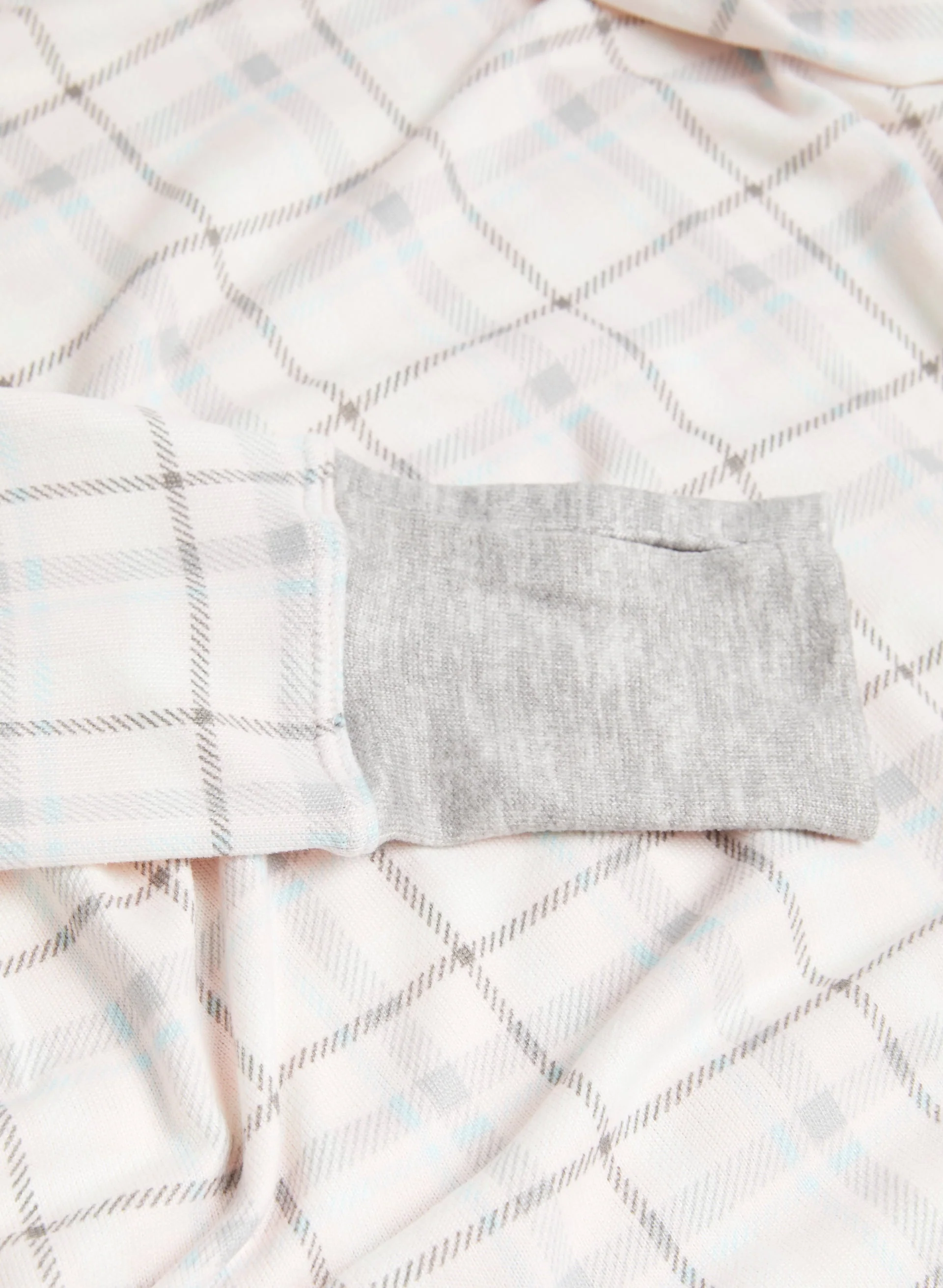 Plaid Motif Sleepshirt - Image 7
