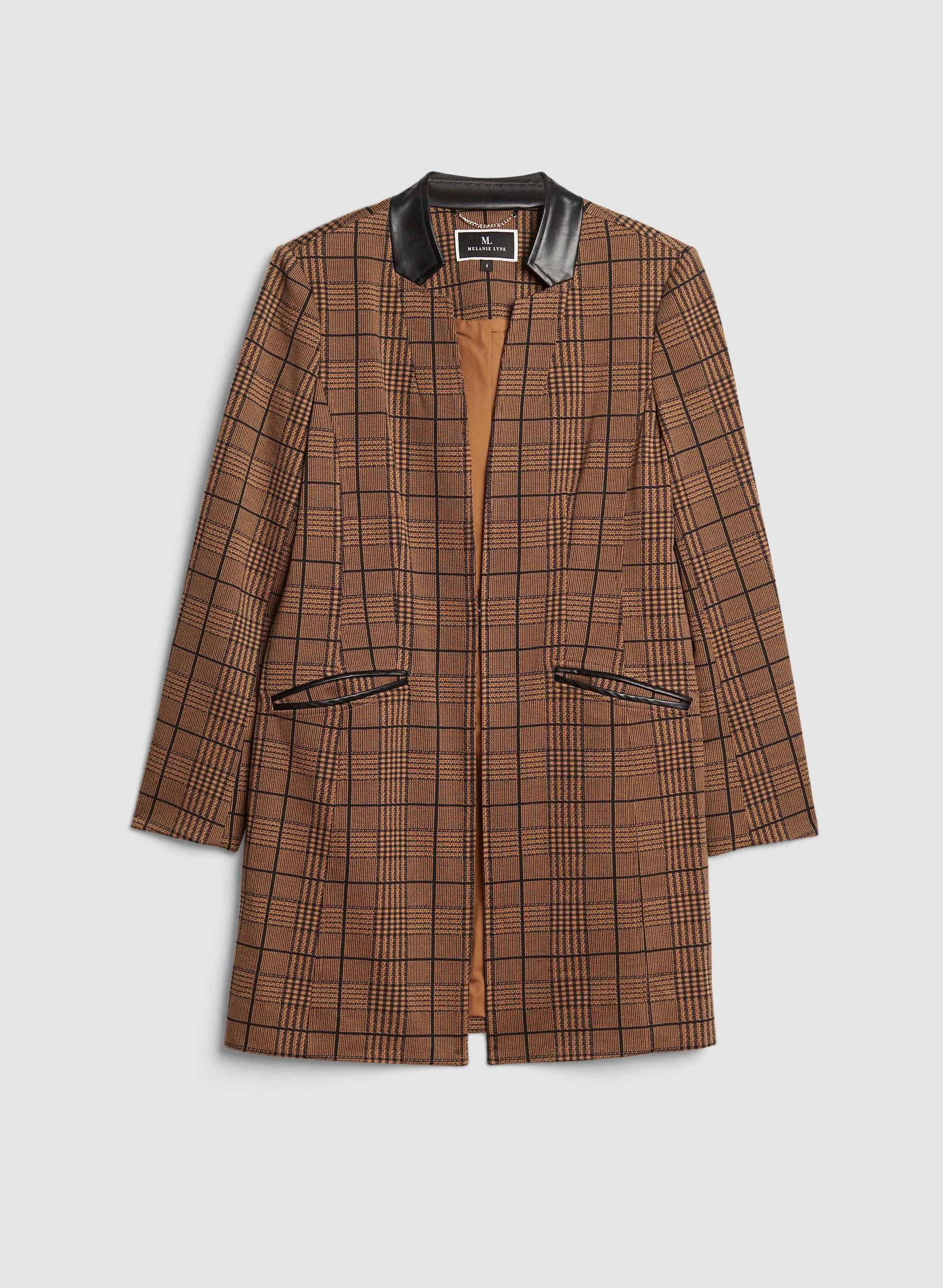 Plaid Redingote Blazer - Image 5