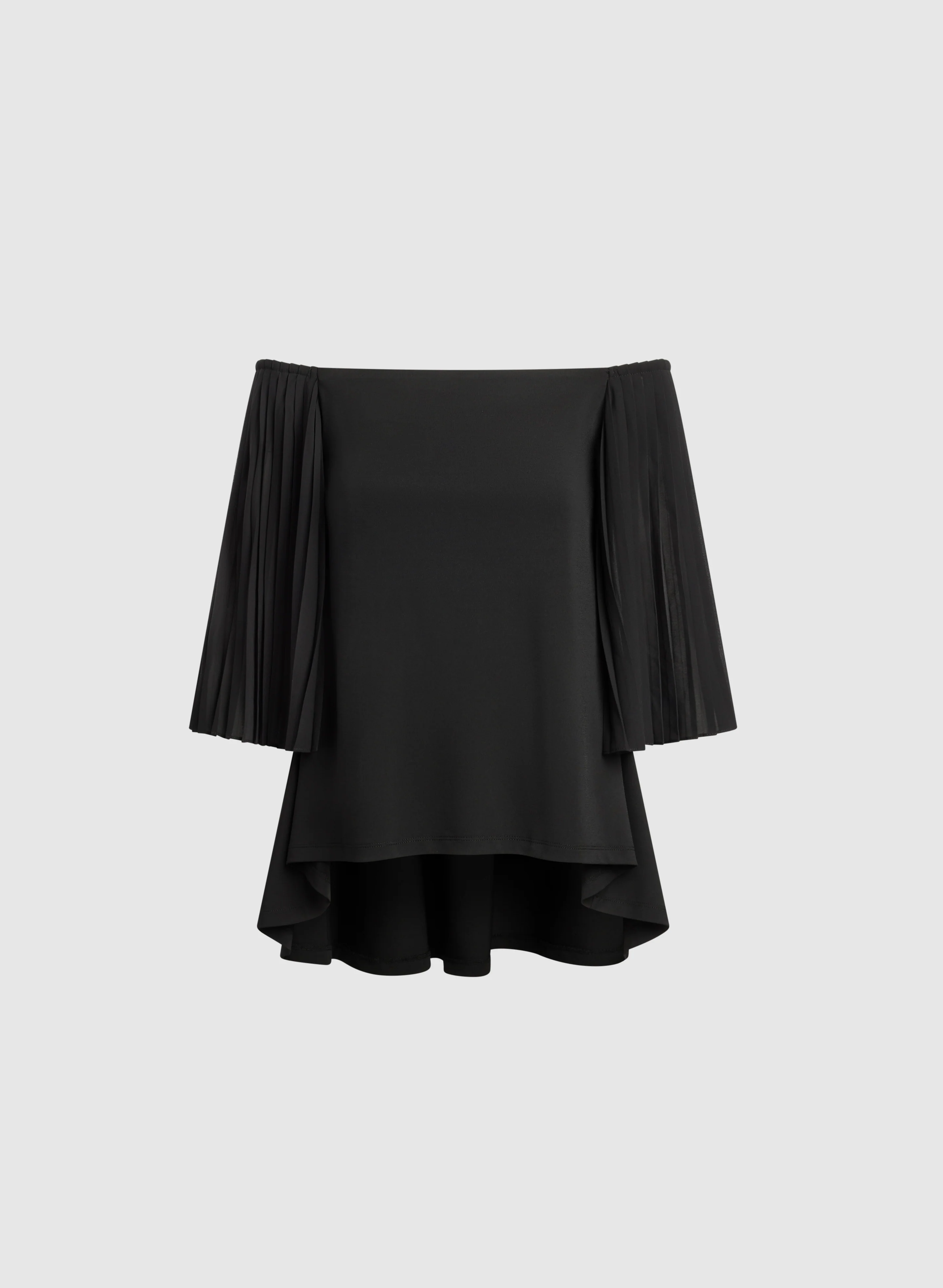 Pleated Chiffon Sleeve Tunic - Image 6