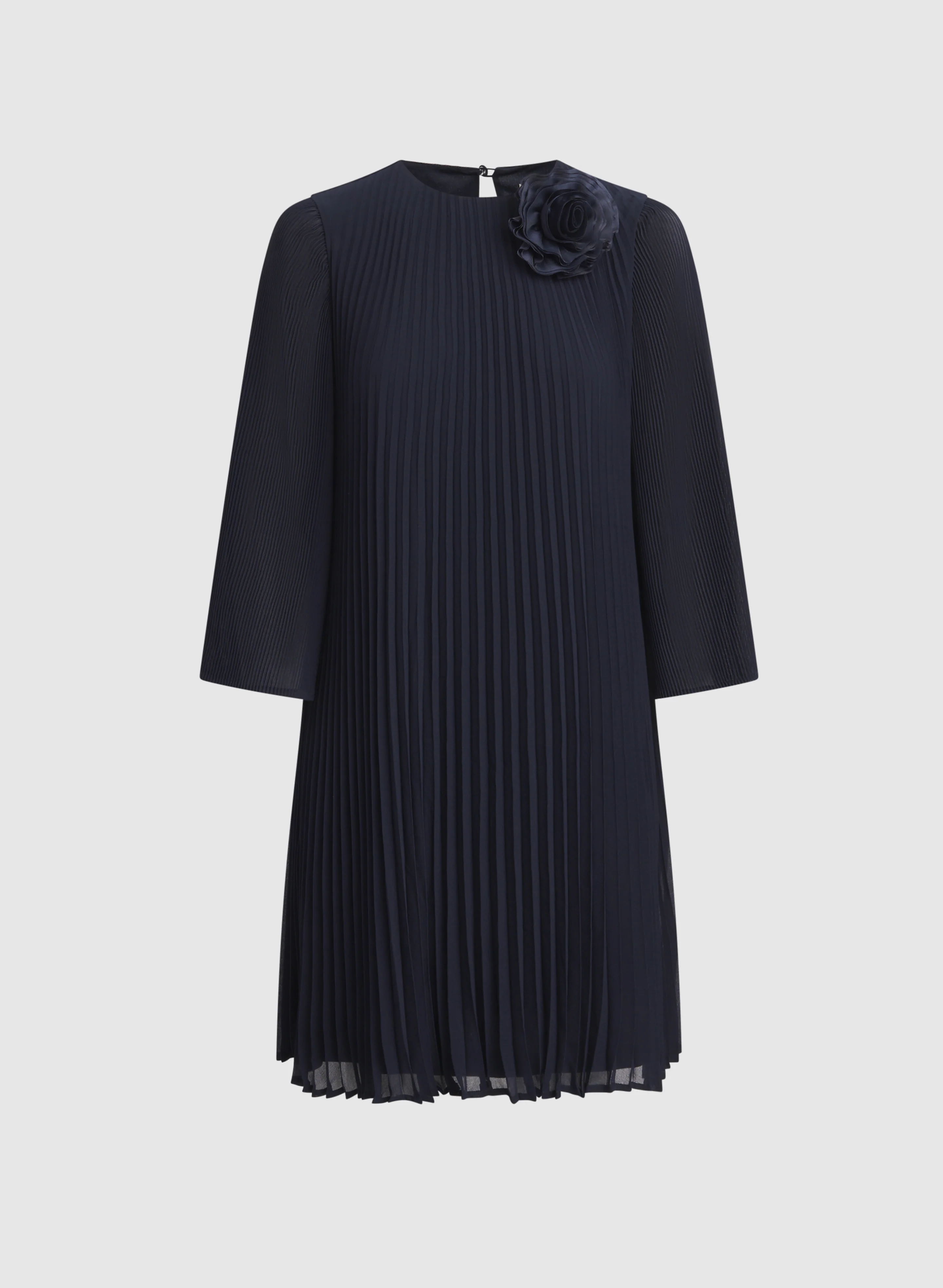 Plissé Chiffon Dress - Image 6